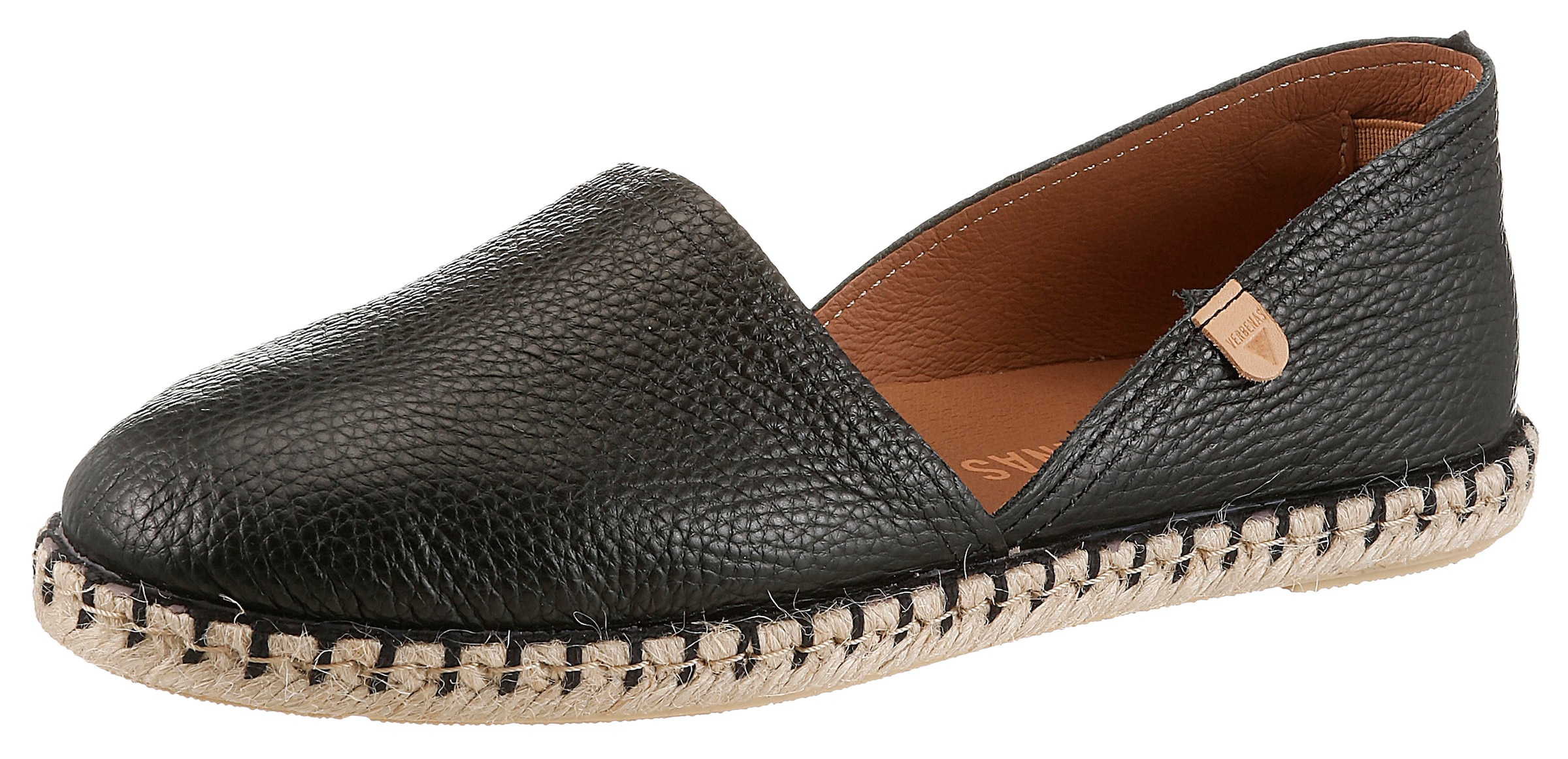 VERBENAS Espadrille »CARMEN«  Slipper, Sommerschuh, Urlaubsschuh, Flat mit Rahmennaht