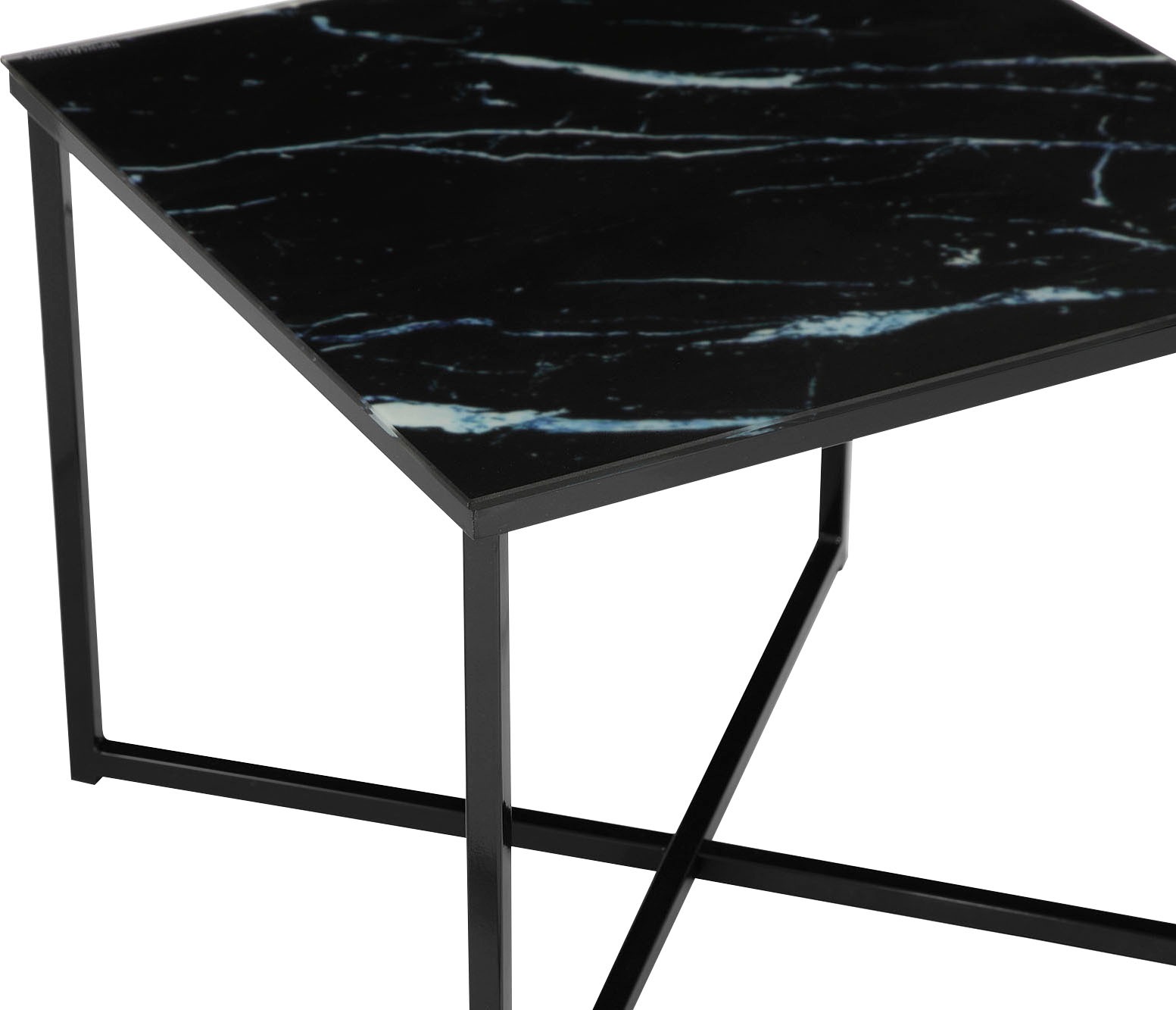SalesFever Beistelltisch, Tischplatte in Marmoroptik