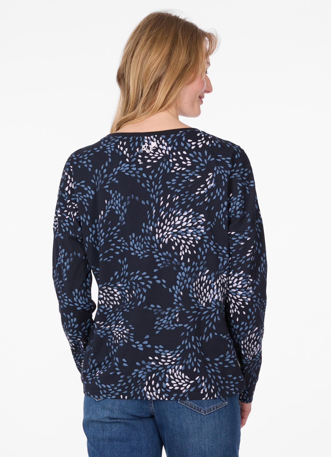 Ragwear Langarmshirt »SHIMONA LONG PRINT« aus weich fließender Baumwoll-Modal-Mischung und mit allover Print