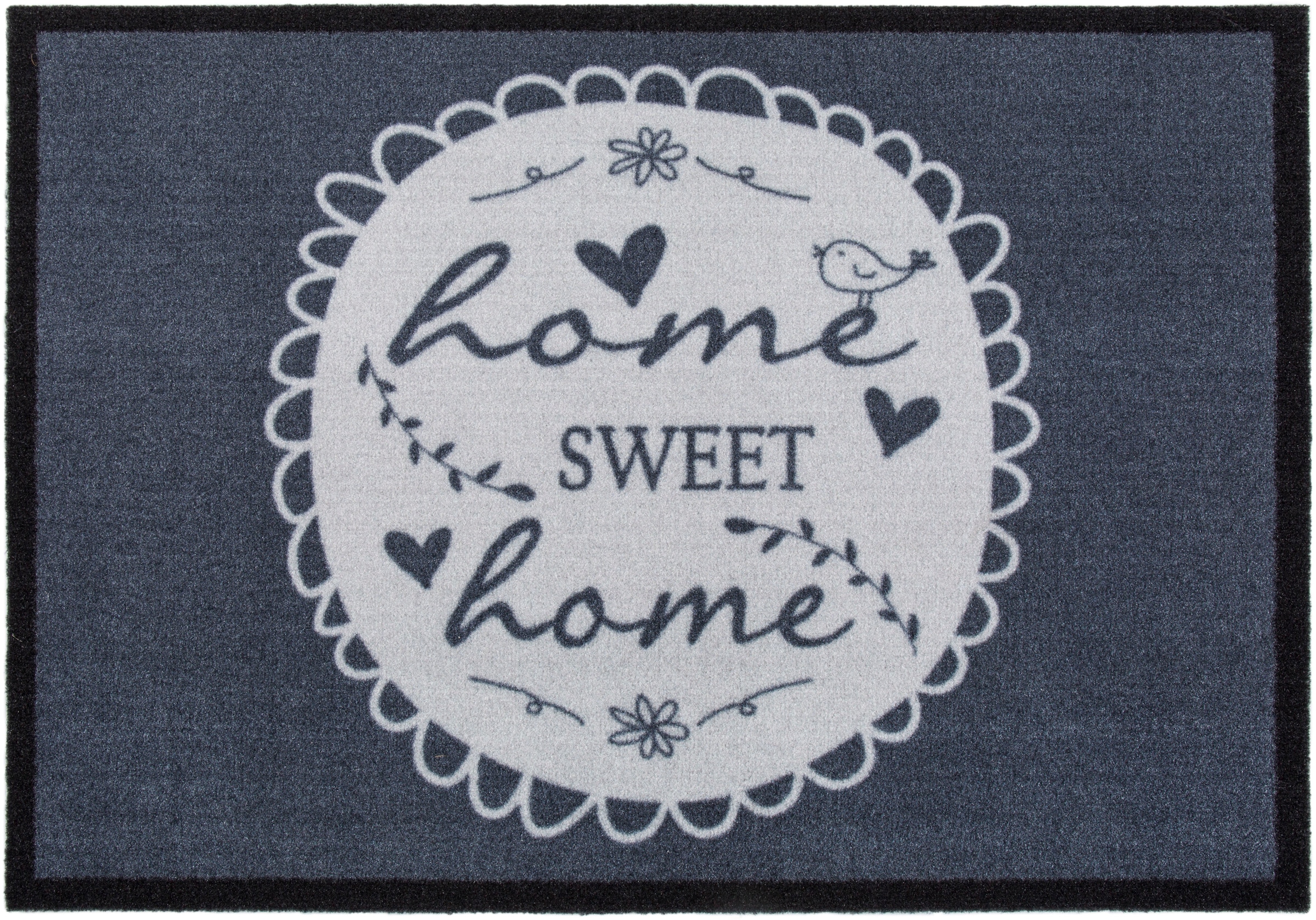 my home Fußmatte »Welcome«, rechteckig, mit Spruch, mit Schrift, Kokos-Look,  Robust, Pflegeleicht, Rutschfest