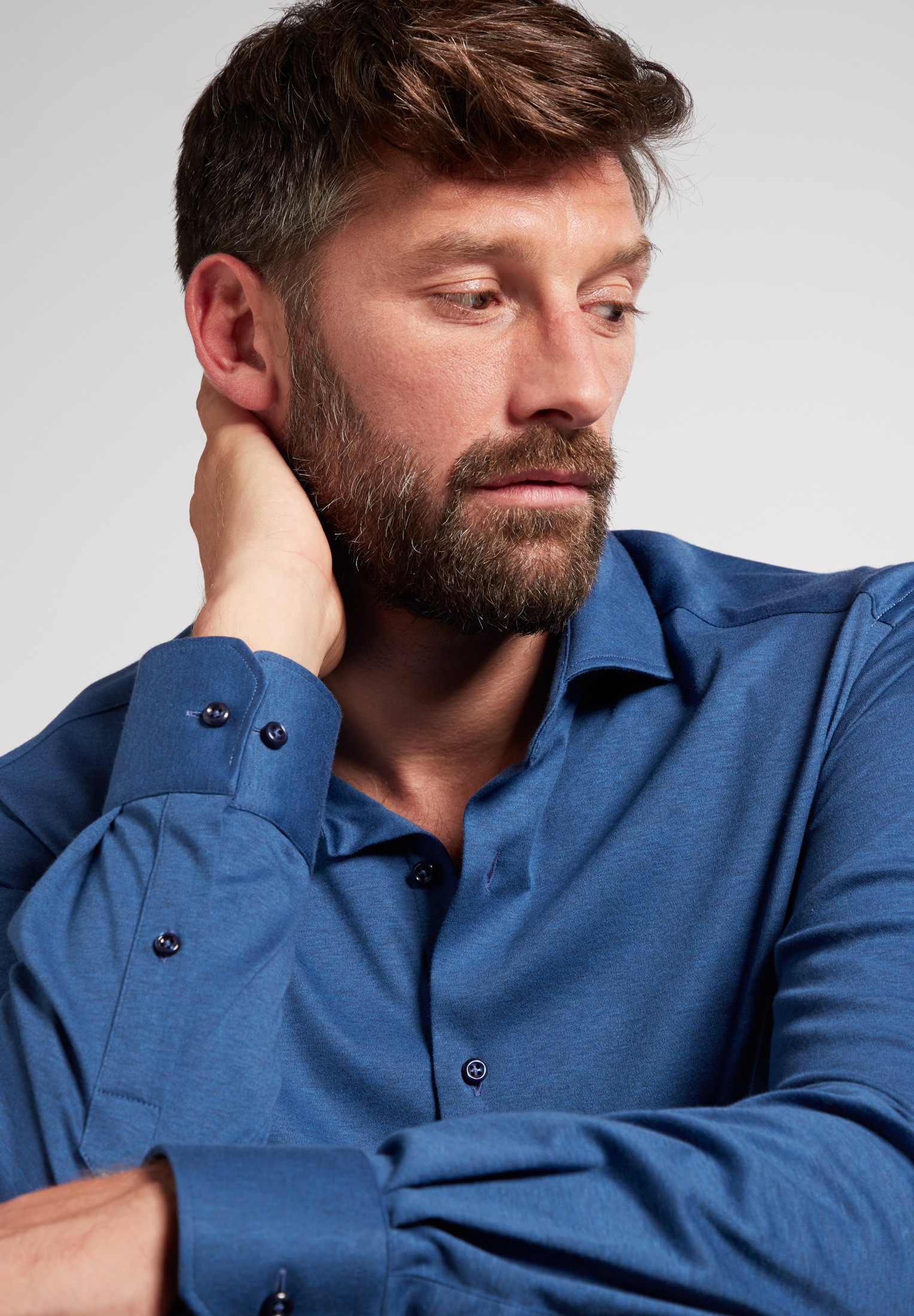 Eterna Langarmhemd »MODERN FIT« NON IRON (bügelfrei)