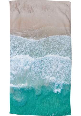 good morning Strandtuch »Holiday«, (1 St.), Strand Motiv, mit weißer Rückseite kaufen