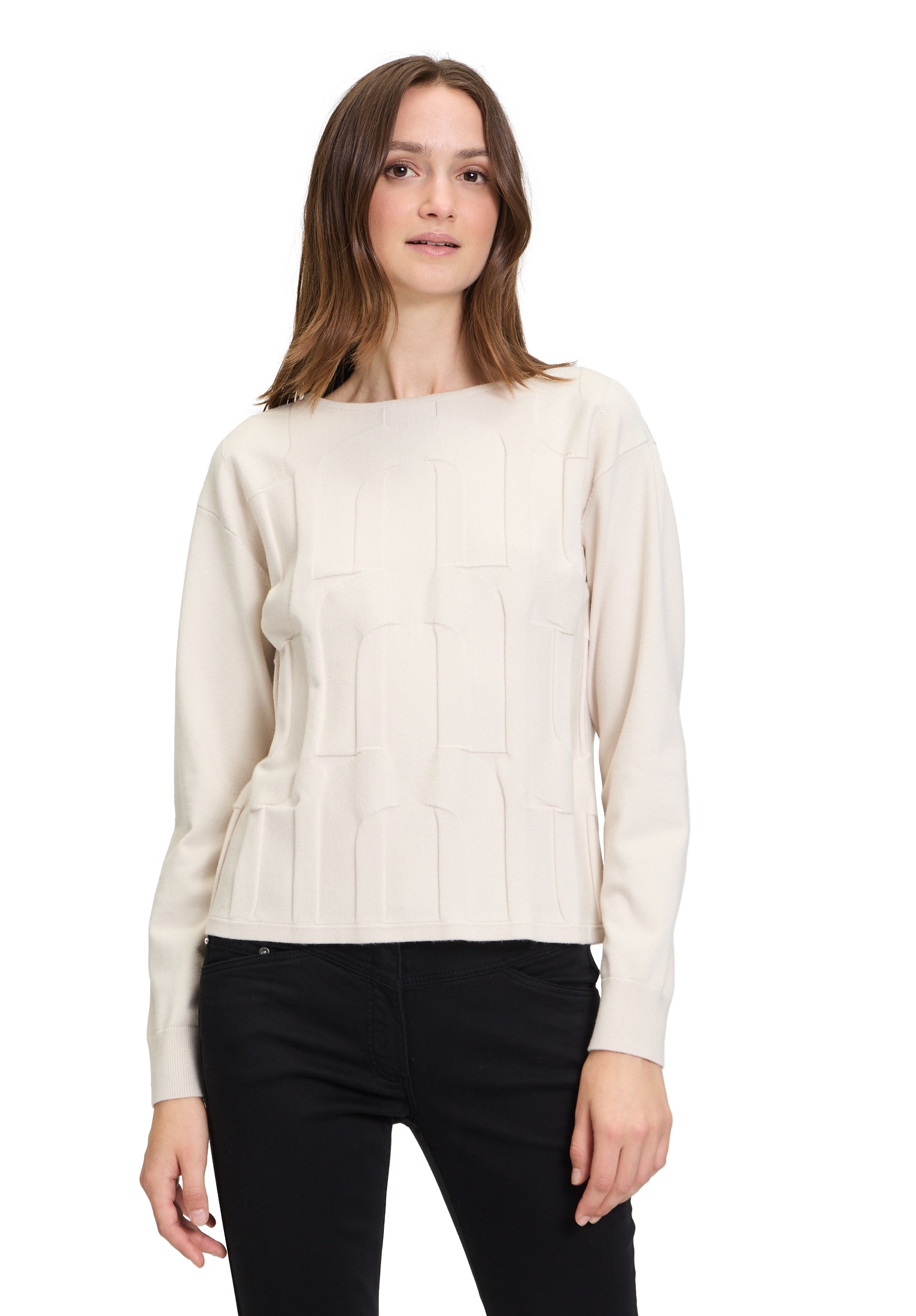 Betty Barclay Rundhalspullover »Feinstrickpullover mit Struktur«
