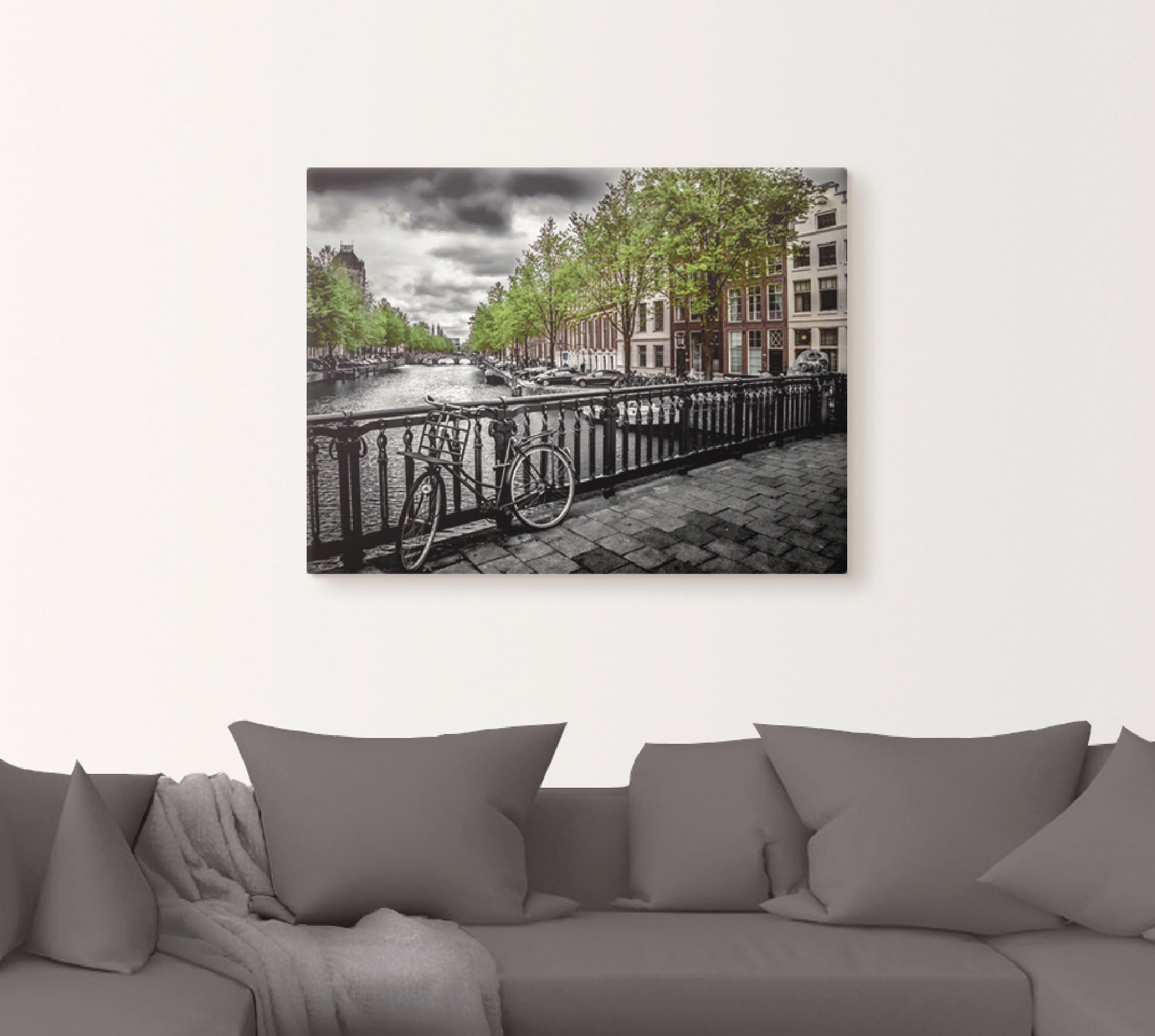 Artland Wandbild »Amsterdam Keizergracht II«, Niederlande, (1 St.), als Alubild, Outdoorbild, Leinwandbild, Wandaufkleber, versch. Größen