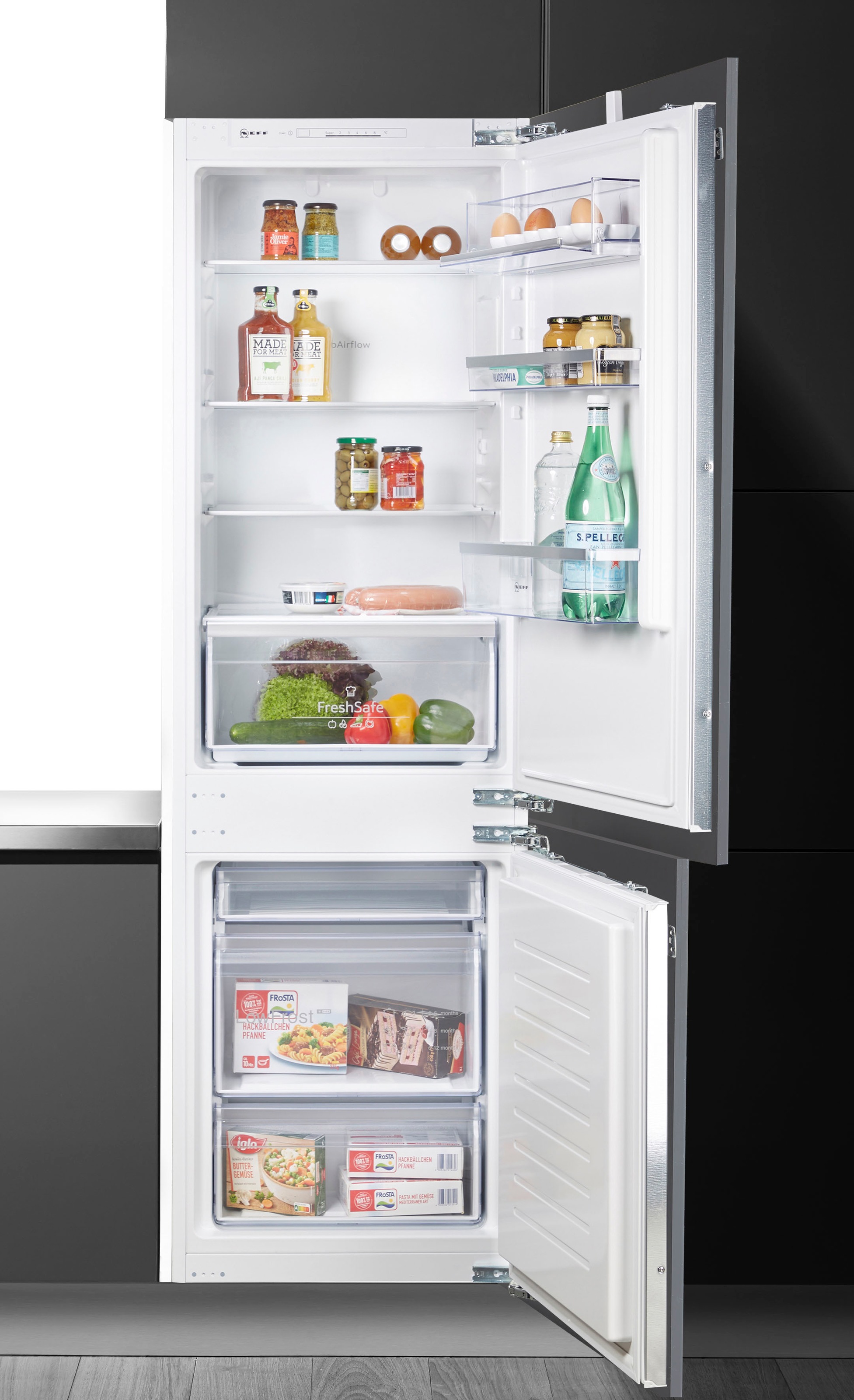 NEFF Einbaukühlgefrierkombination N 50 "KI5862FE0" 177,2 cm hoch 54,1 cm breit Low Frost: geringere Eisbildung & schnelleres Abtauen