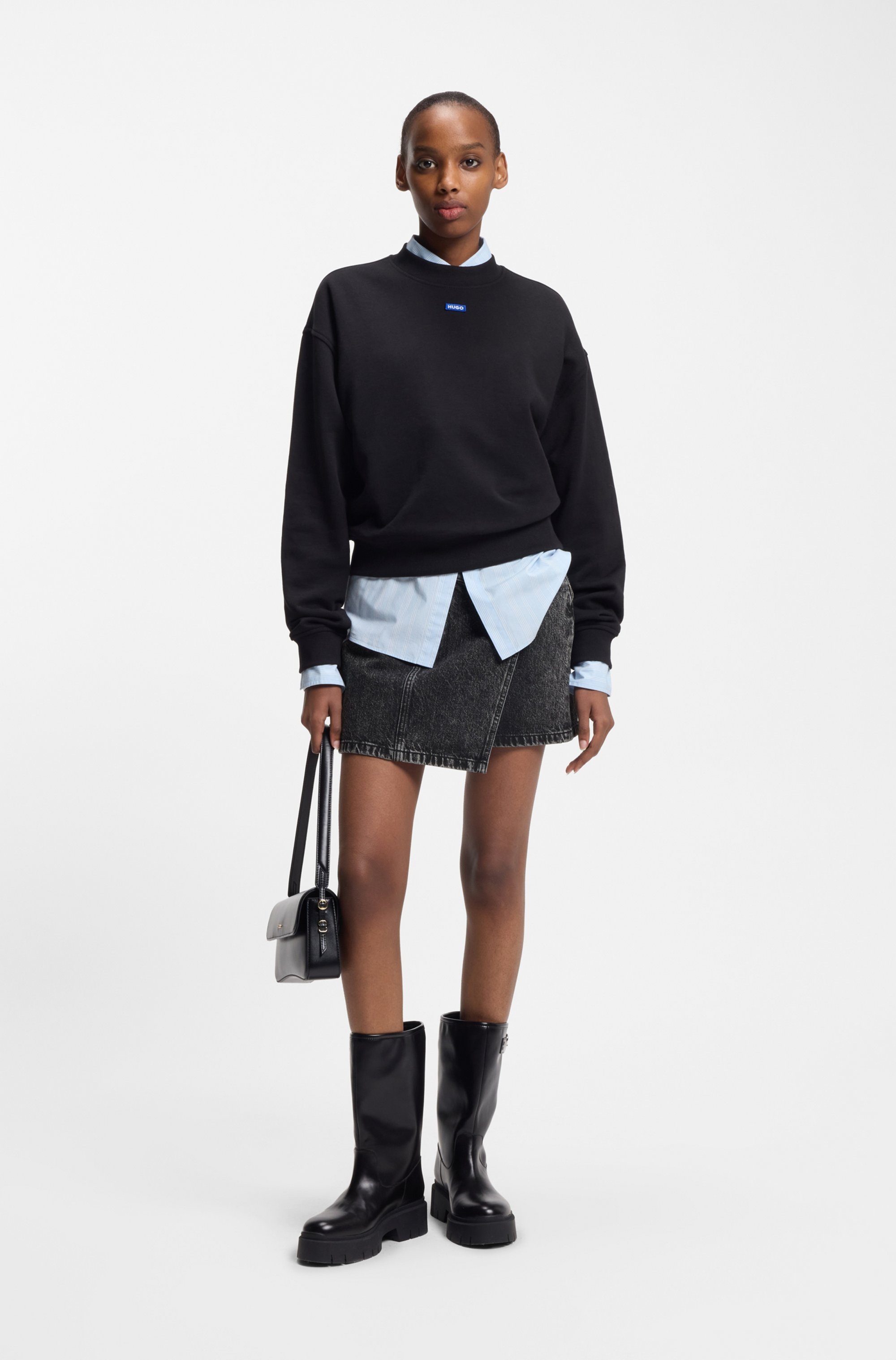 HUGO Blue Jeansrock »Galaxy«