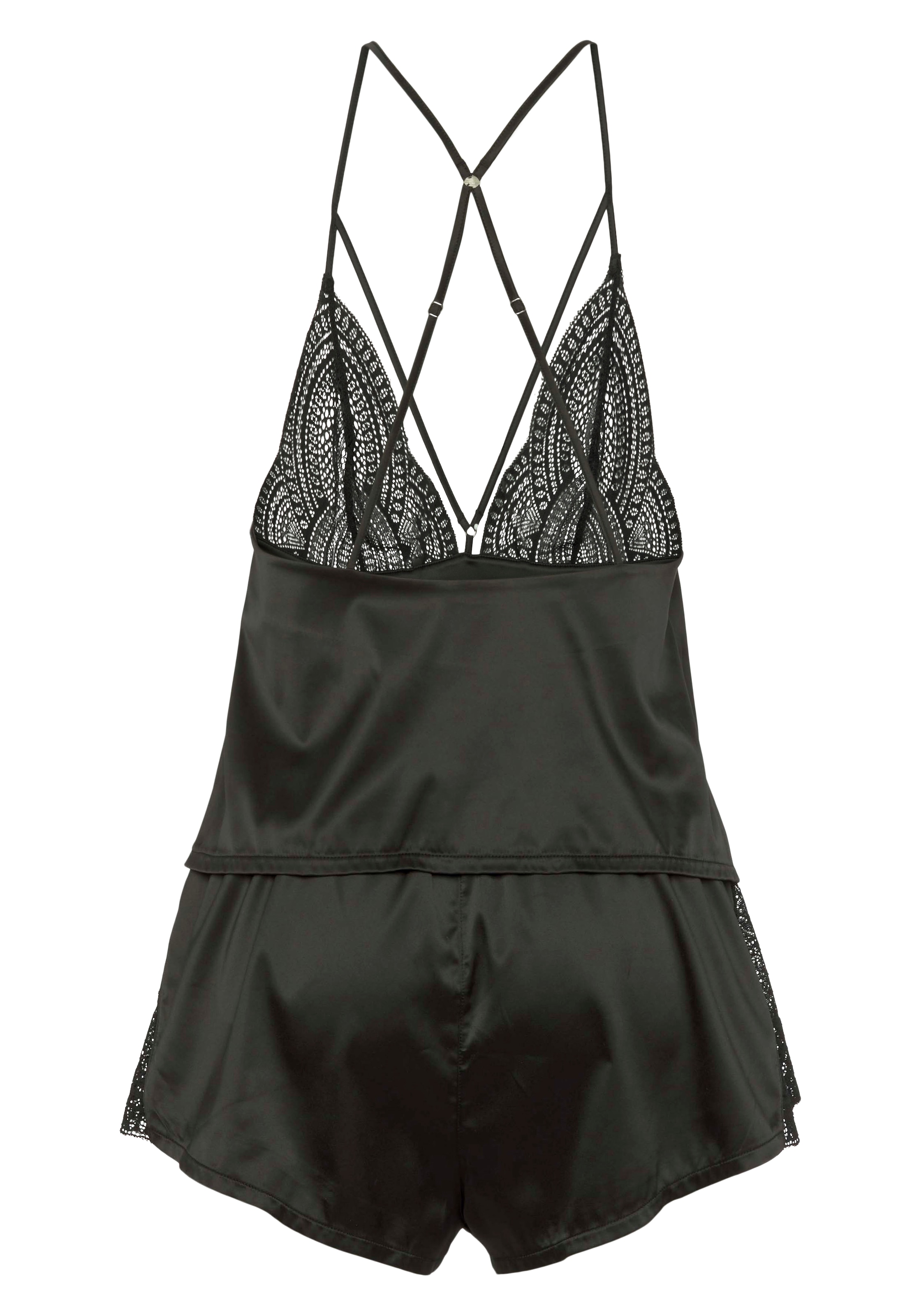 Vivance Dreams Pyjama 2-teilig, 2 mit Spitzeneinsätzen