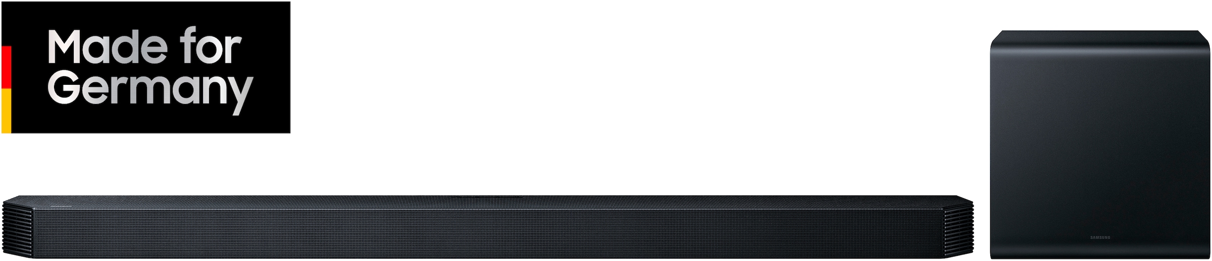 Samsung Soundbar »HW-Q810GF Q-Soundbar« 5.1.2 (Bluetooth | WLAN Bassregelung | Lautstärkeregelung | Pairing | Sprachsteuerung 60 W) 5.1.2-Kanal Sound System, Kabellos Dolby Atmos I DTS:X, SpaceFit Sound