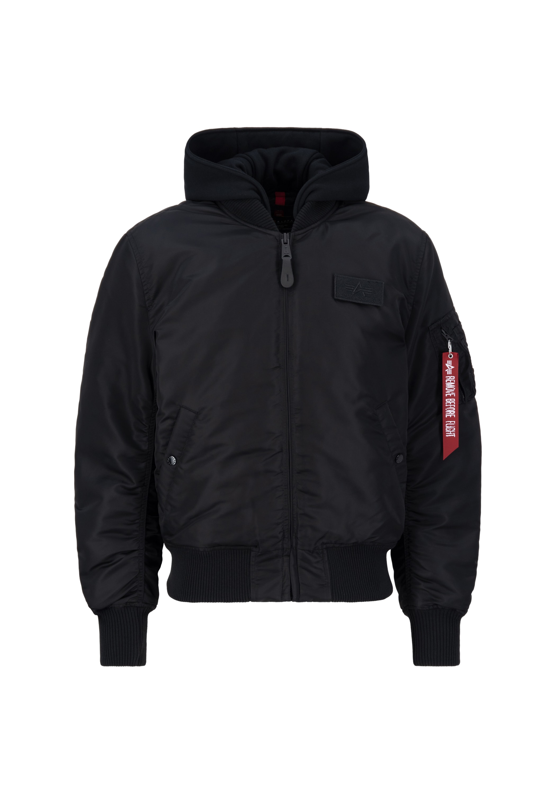 Alpha Industries Bomberjacke »Alpha Industries Men - Bomber Jackets MA-1 Zip Hood Backprint«