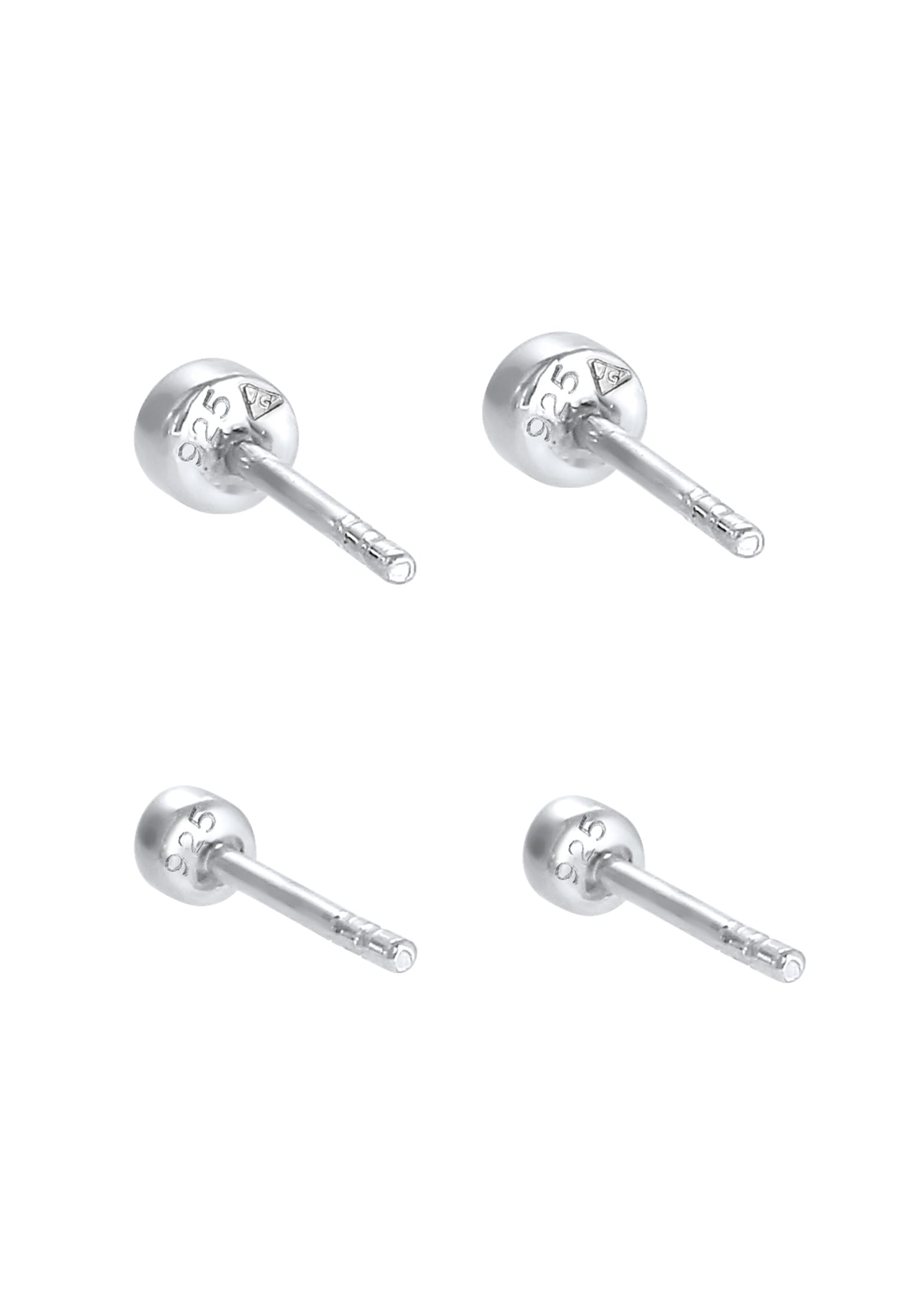Elli Ohrstecker-Set »Ohrringe Ohrstecker Set Weiß 925 Sterling Silber, mit Kristallen von Swarovski®«