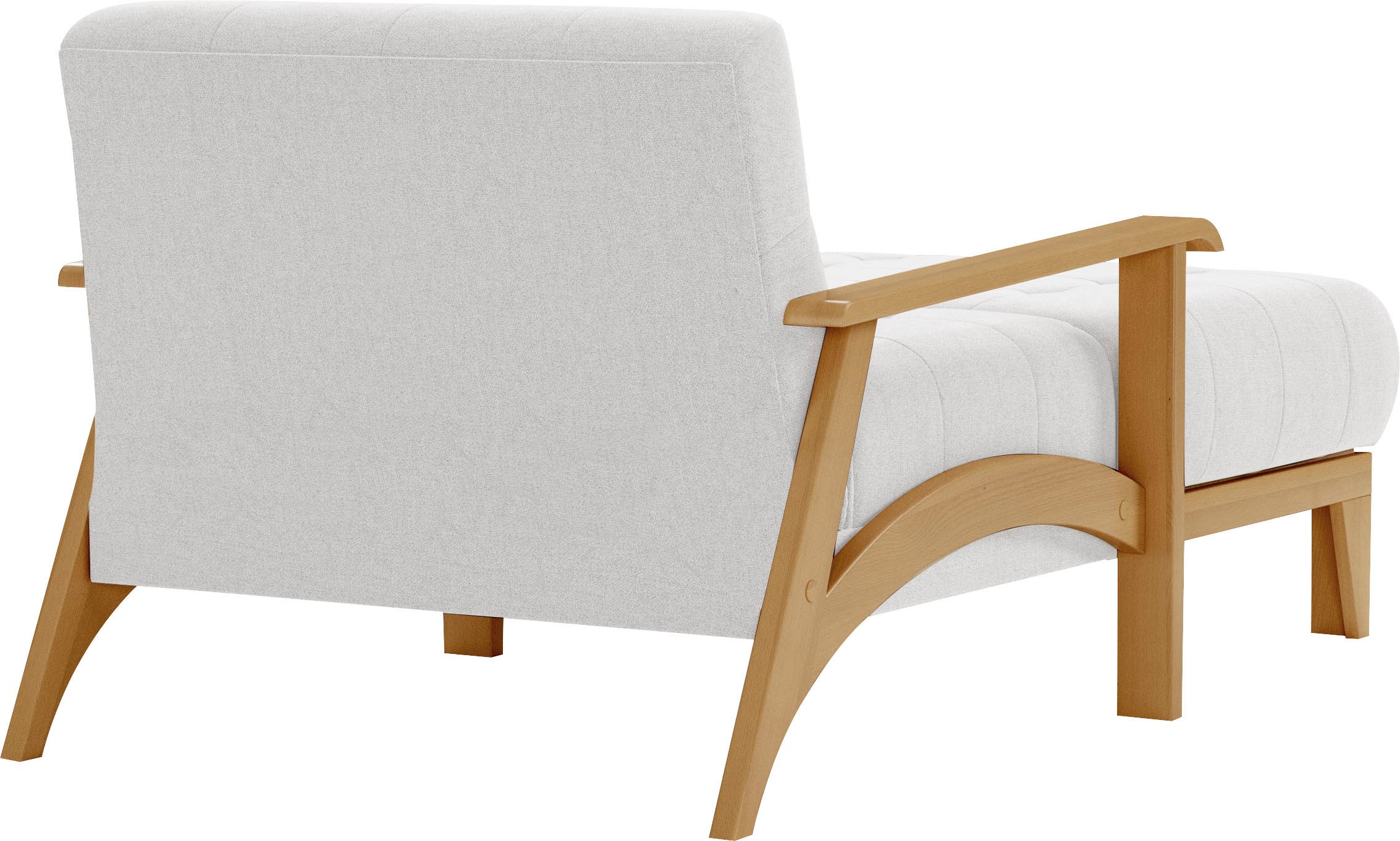 sit&more Recamiere »Billund«, Armlehnen aus eichefarbigem Buchenholz, verschiedene Bezüge und Farben