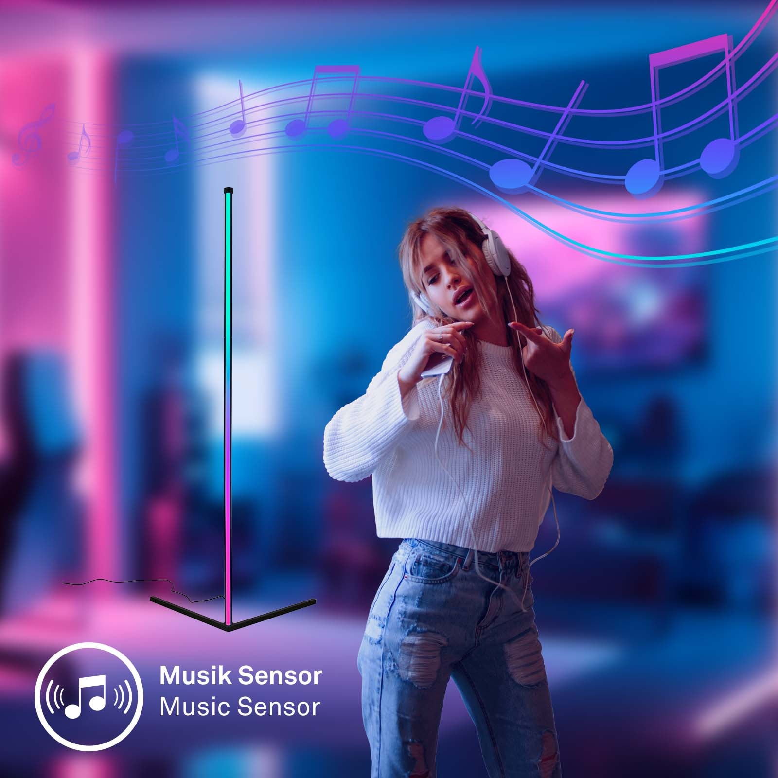 Briloner Leuchten Stehlampe »Stehleuchte REMSA«