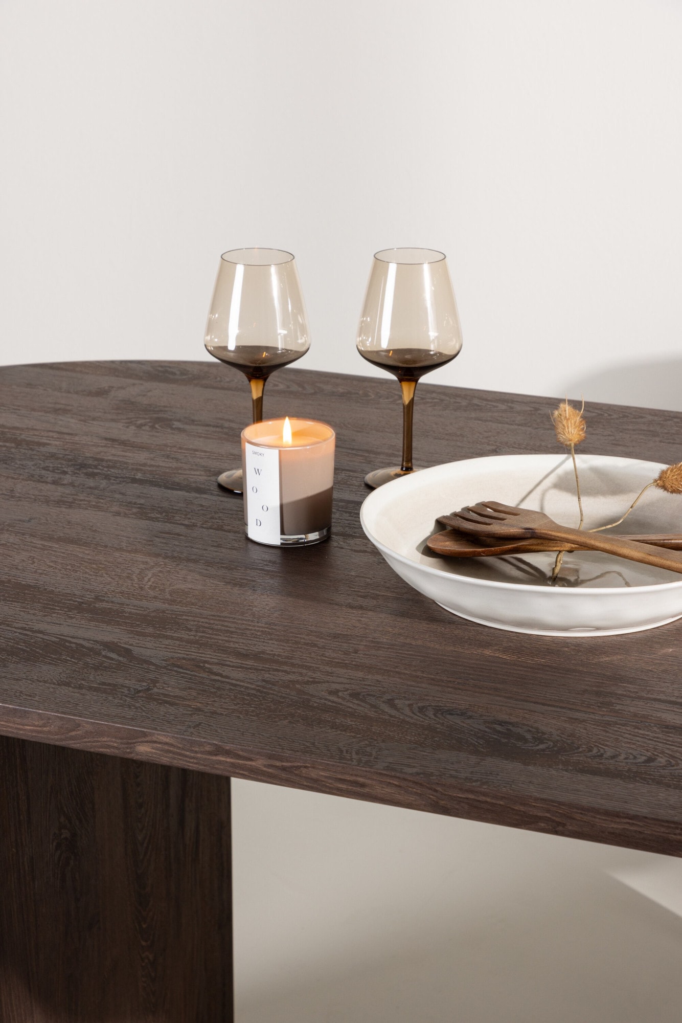 Venture Home Esstisch »Härön, ovaler Esstisch in warmem Mokka, einladend, 200 × 90 cm« Esszimmertisch, MDF, Stahlbeine, oval, gesellig, einheitlich