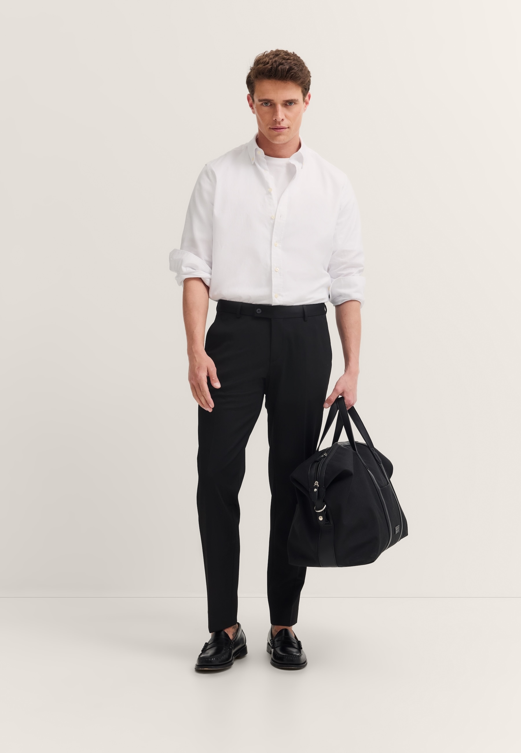 bugatti Anzughose »Regular Fit«  Jersey-Artikel mit Stretch