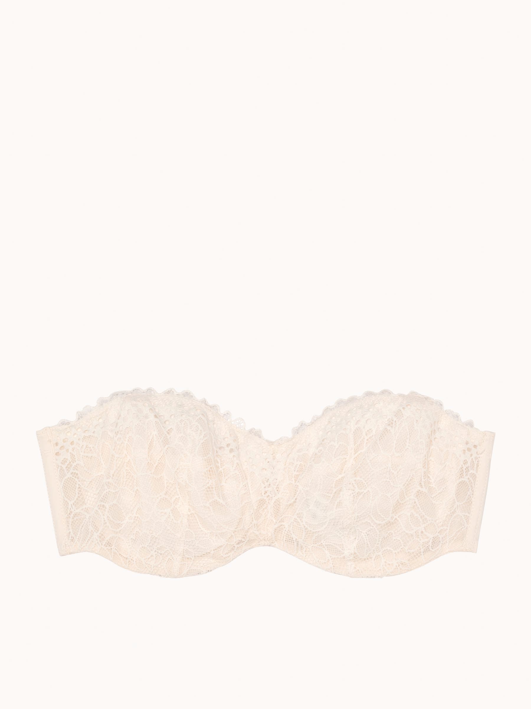 PASSIONATA Bandeau-BH »PILA«, mit Spitze überzogene Cups, abnehmbare Träger, dünne Schalen