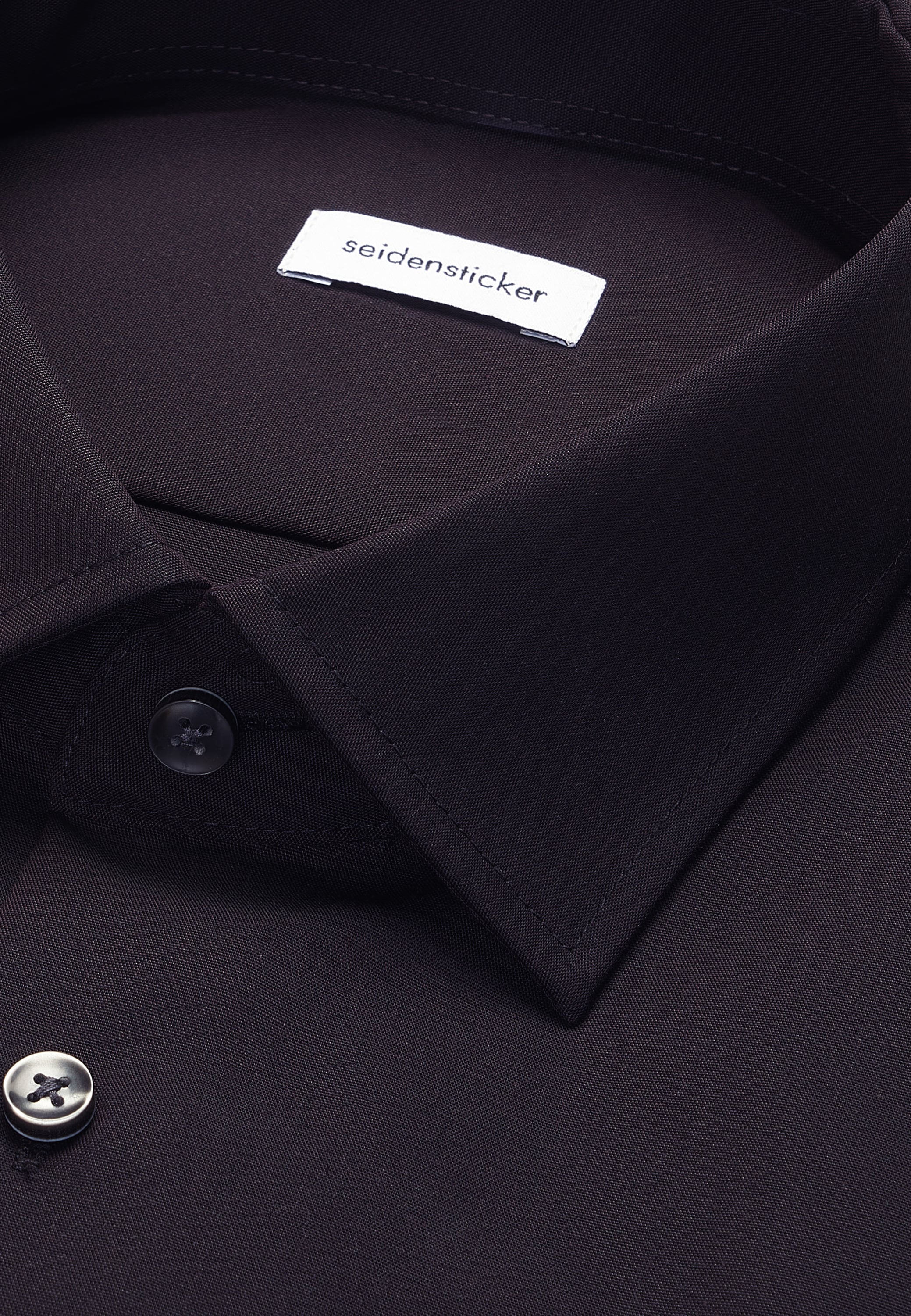 seidensticker Businesshemd »Schwarze Rose« Regular 1/2 Kentkragen Uni