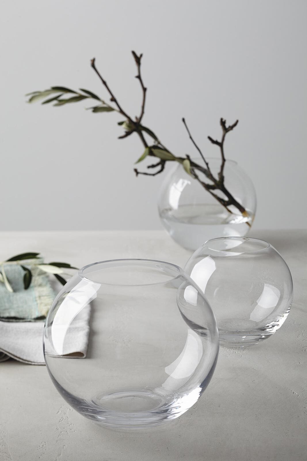 LEONARDO Dekovase »Vase Boccia 13.0 cm transparent«