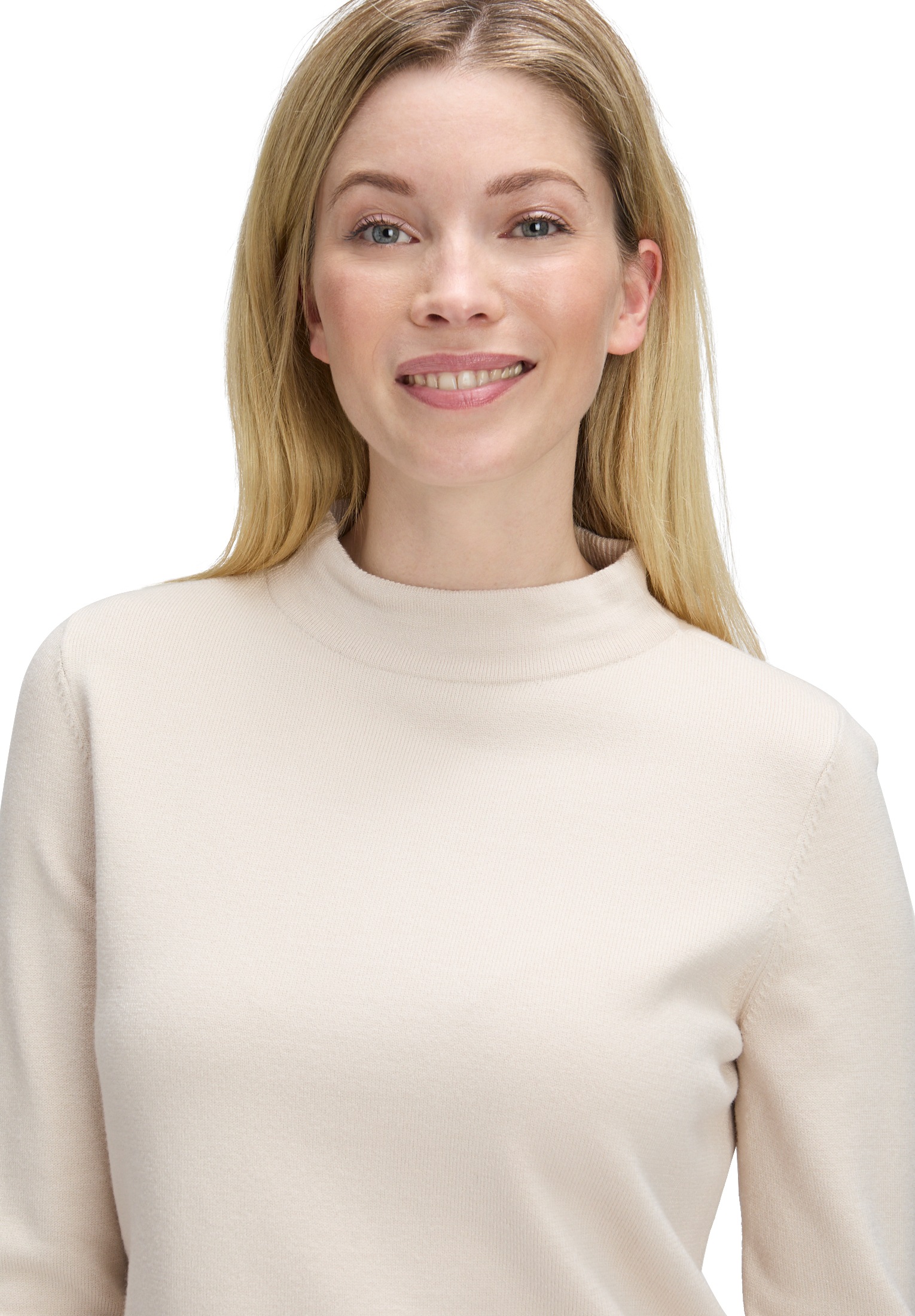 Betty Barclay Rundhalspullover »Basic-Strickpullover mit Stehkragen«
