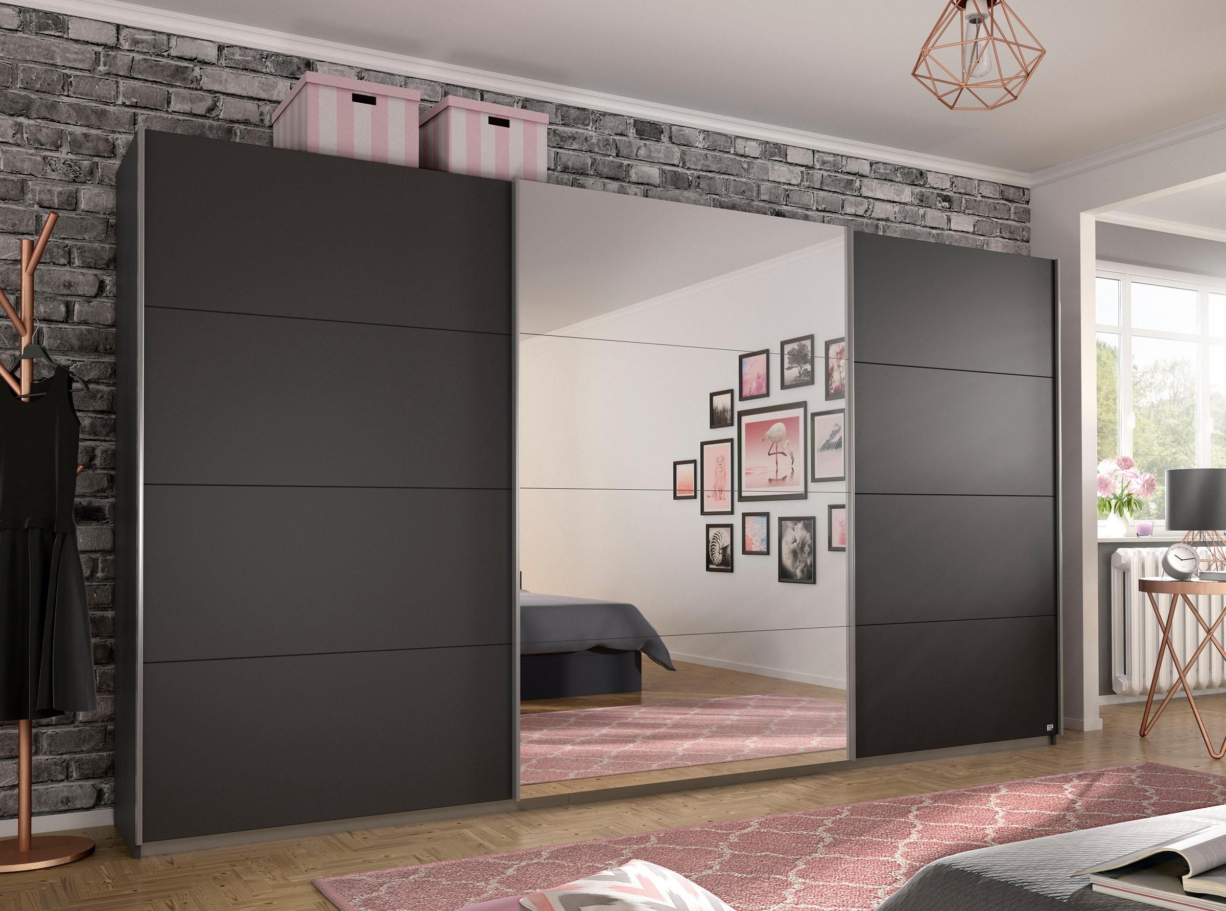 rauch ORANGE Schwebetürenschrank »Cortona«, inkl. Inneneinteilung, 2