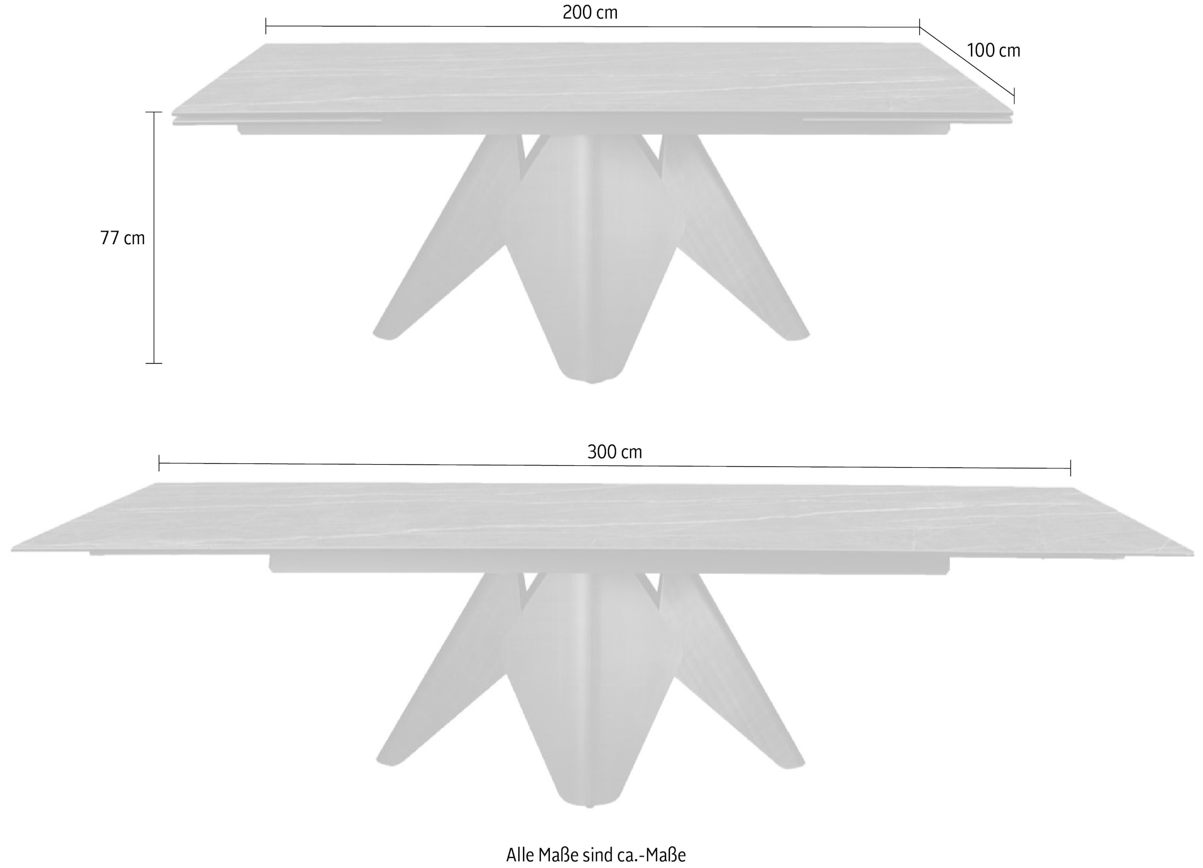 Home affaire Esstisch »Tangularis«