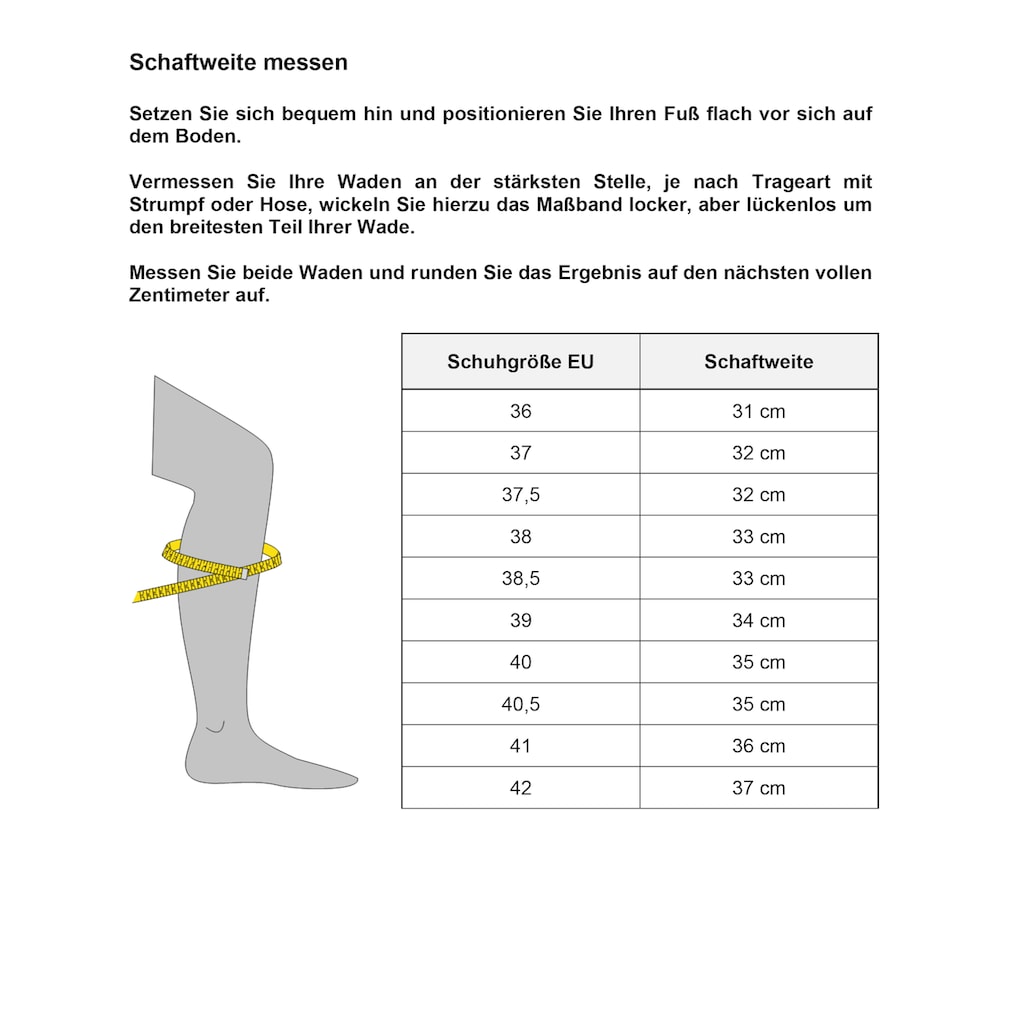 Caprice Overkneestiefel, mit XS-Stretchschaft