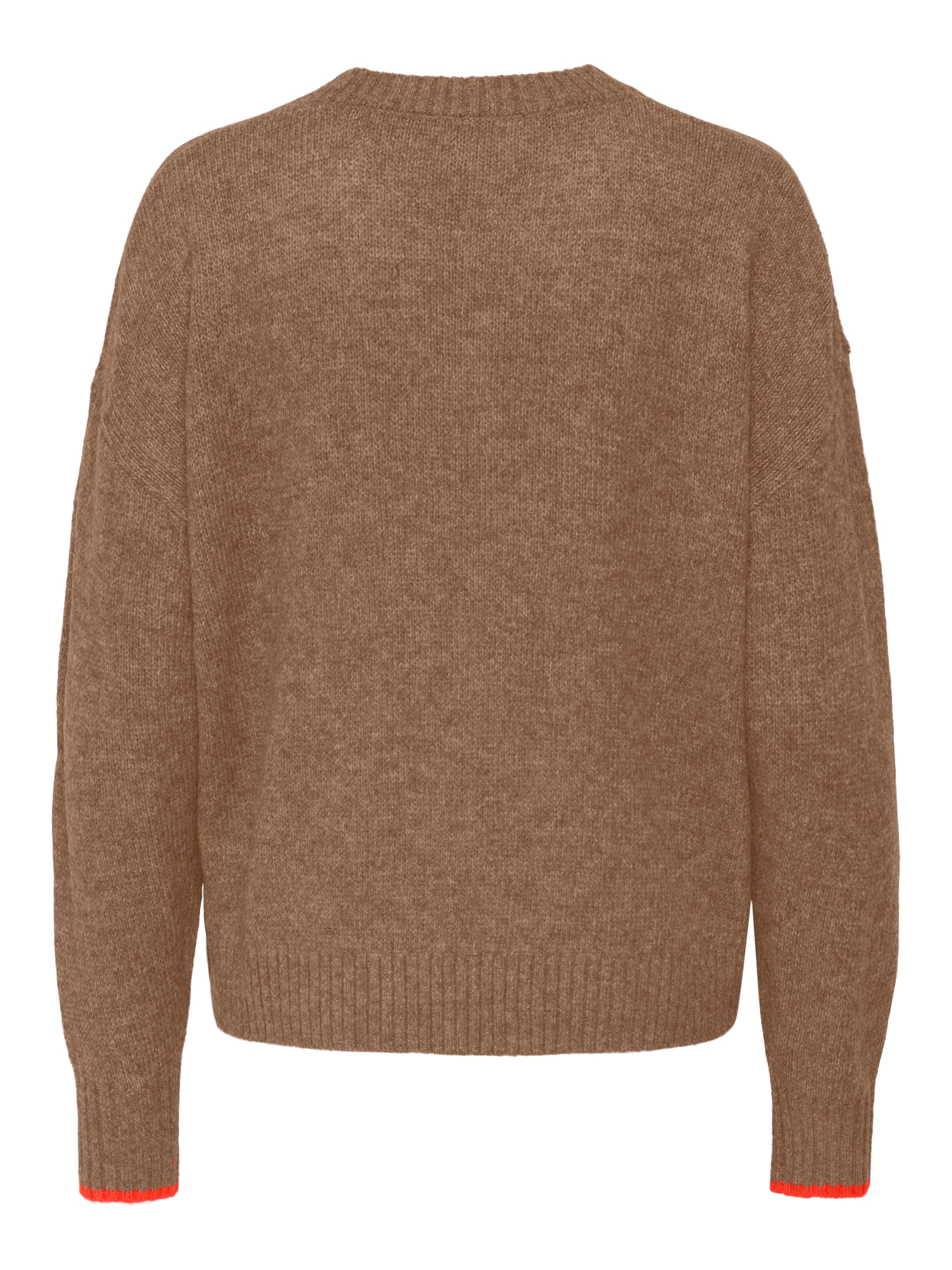 ONLY Rundhalspullover »ONLNEW AMOUR LS TEXT O-NECK CS KNT«