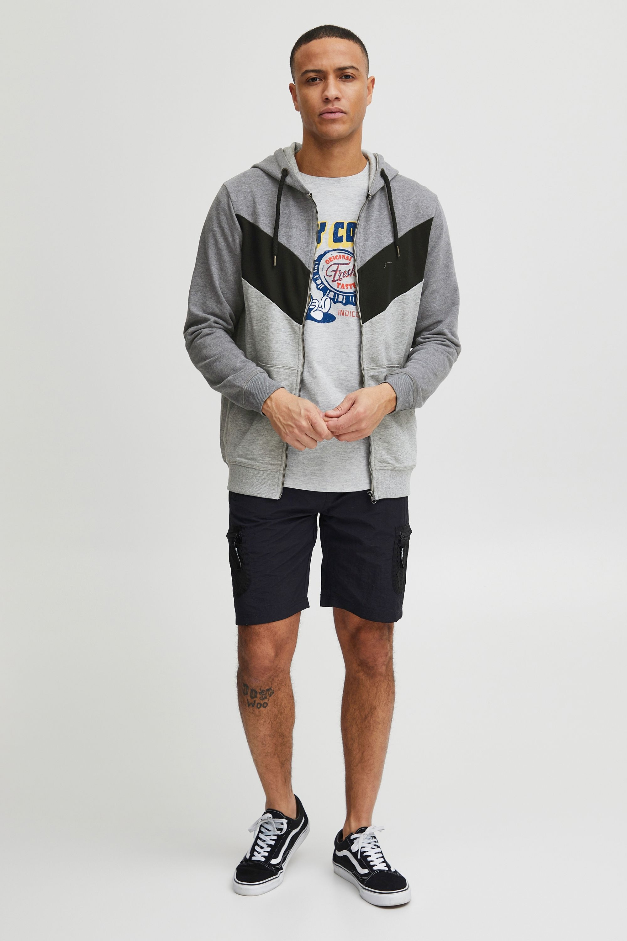 Indicode Kapuzensweatjacke »Kapuzensweatjacke IDPock«