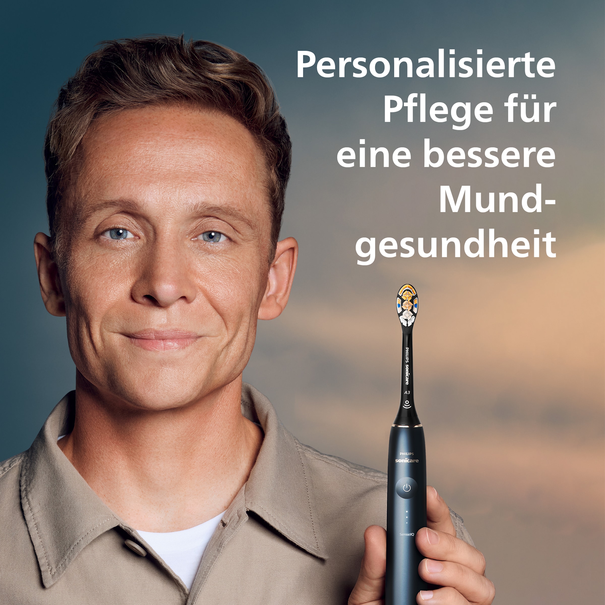Philips Sonicare Elektrische Zahnbürste »DiamondClean Prestige 9900 HX9992« 2 Stk. Aufsteckbürsten mit integriertem Drucksensor, 5 Putzprogramme, inkl. Ladeetui
