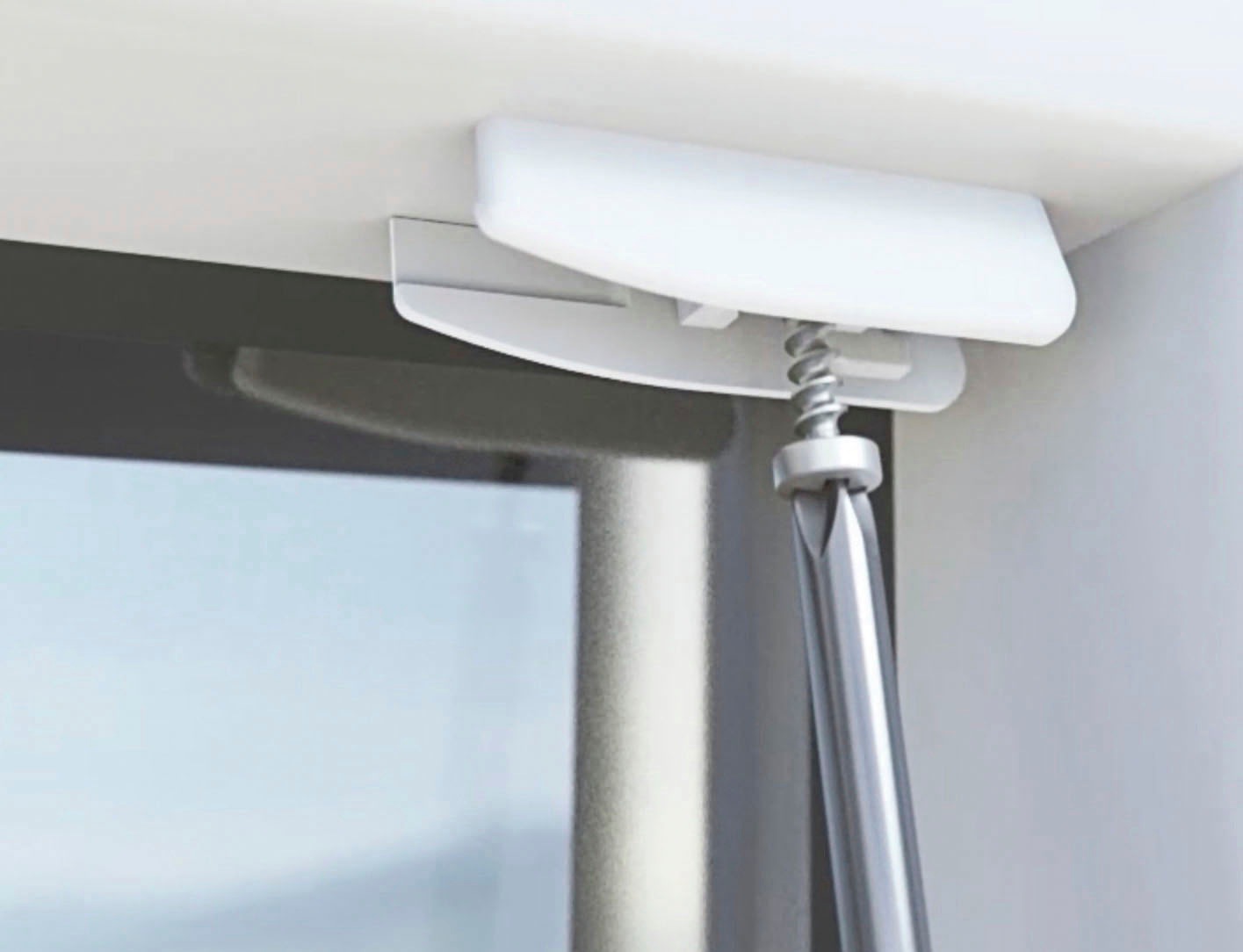 GARDINIA Plissee »Concept Thermo« abdunkelnd energiesparend mit Bohren verspannt verschraubt, Innovative Träger- und Montagetechnik