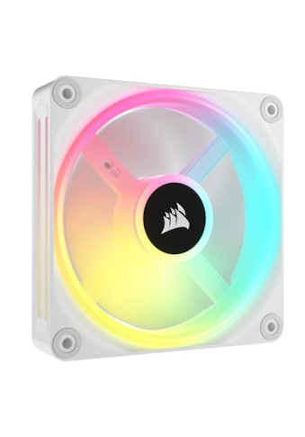 Gehäuselüfter »iCUE LINK QX120 RGB Starter-Kit – Weiß 120-mm-PWM-Lüfter«