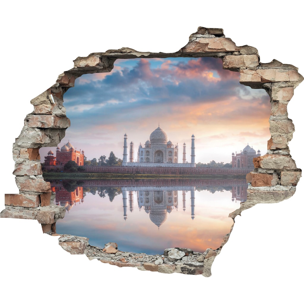 queence Wandtattoo »Taj Mahal«, (1 St.)