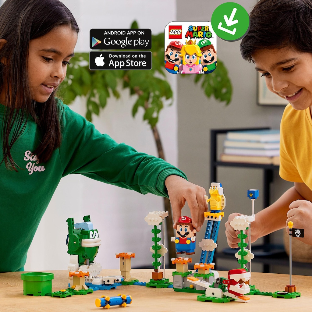 LEGO® Konstruktionsspielsteine »Maxi-Spikes Wolken-Challenge – Erweiterungsset (71409)«, (540 St.), LEGO® Super Mario