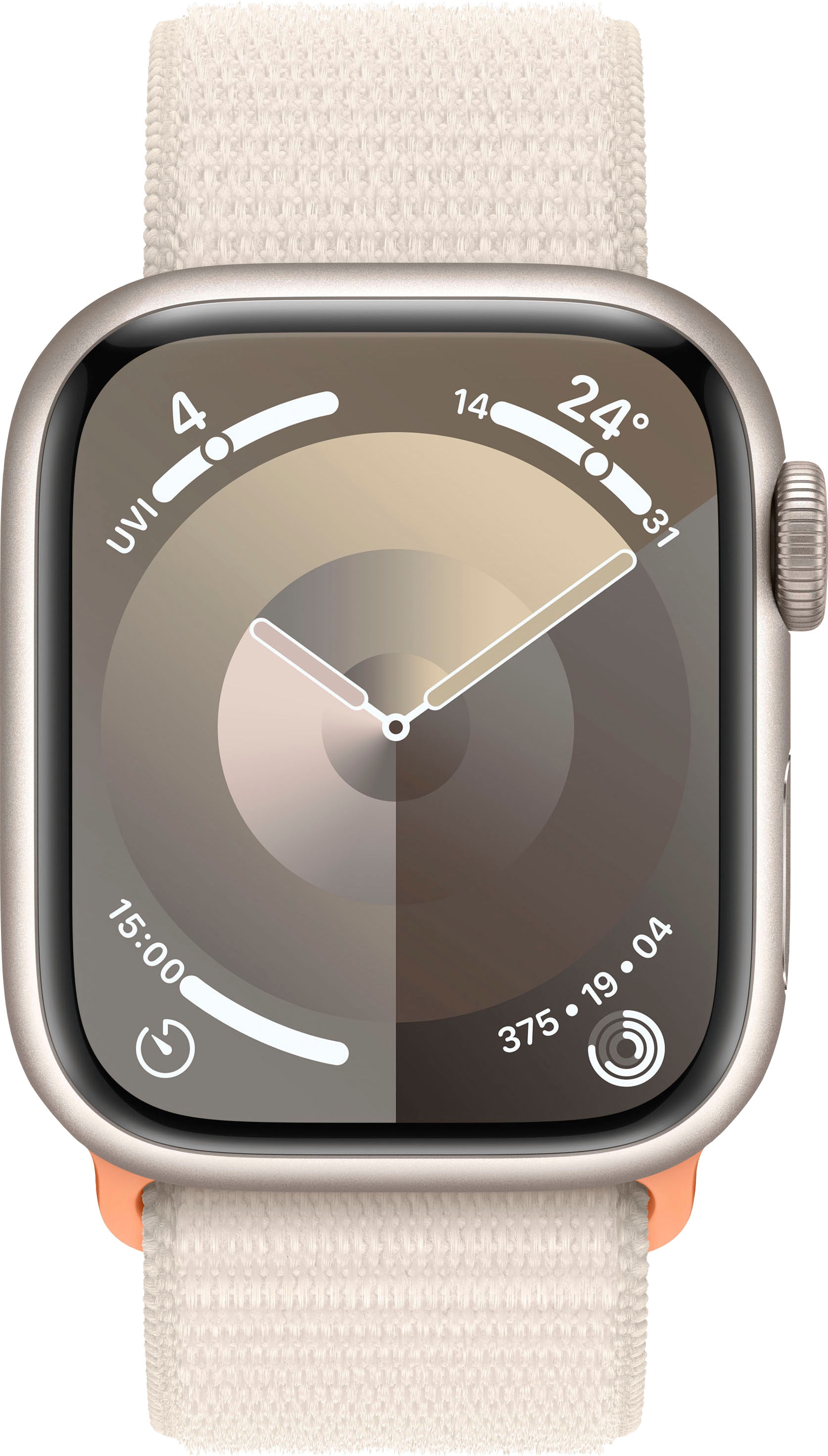 Apple Smartwatch »Watch Series 9 GPS + Cellular 41mm Aluminium«, (Watch OS 10 Sport Loop)