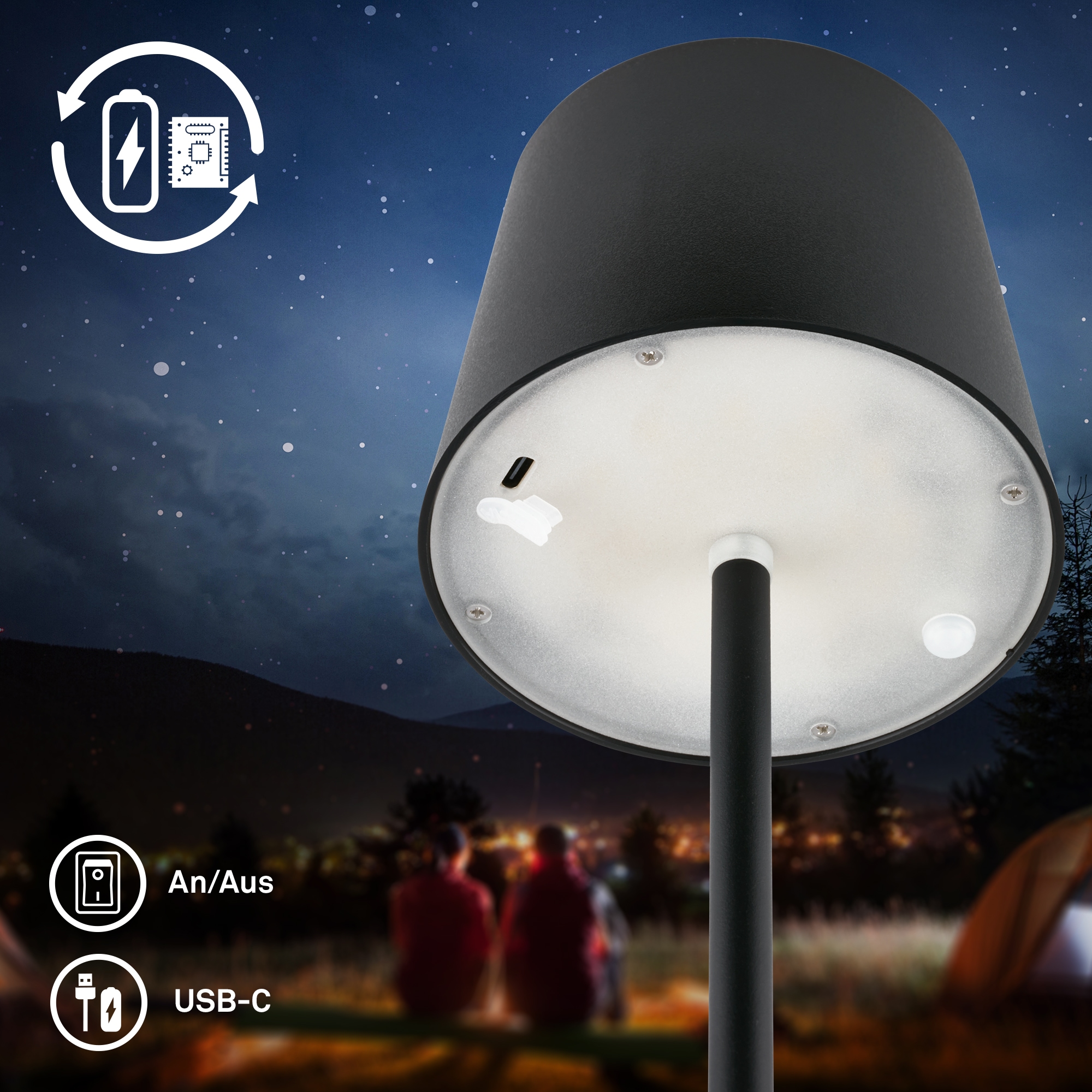 Briloner Leuchten LED Außen-Tischleuchte »BOTA 7708015«