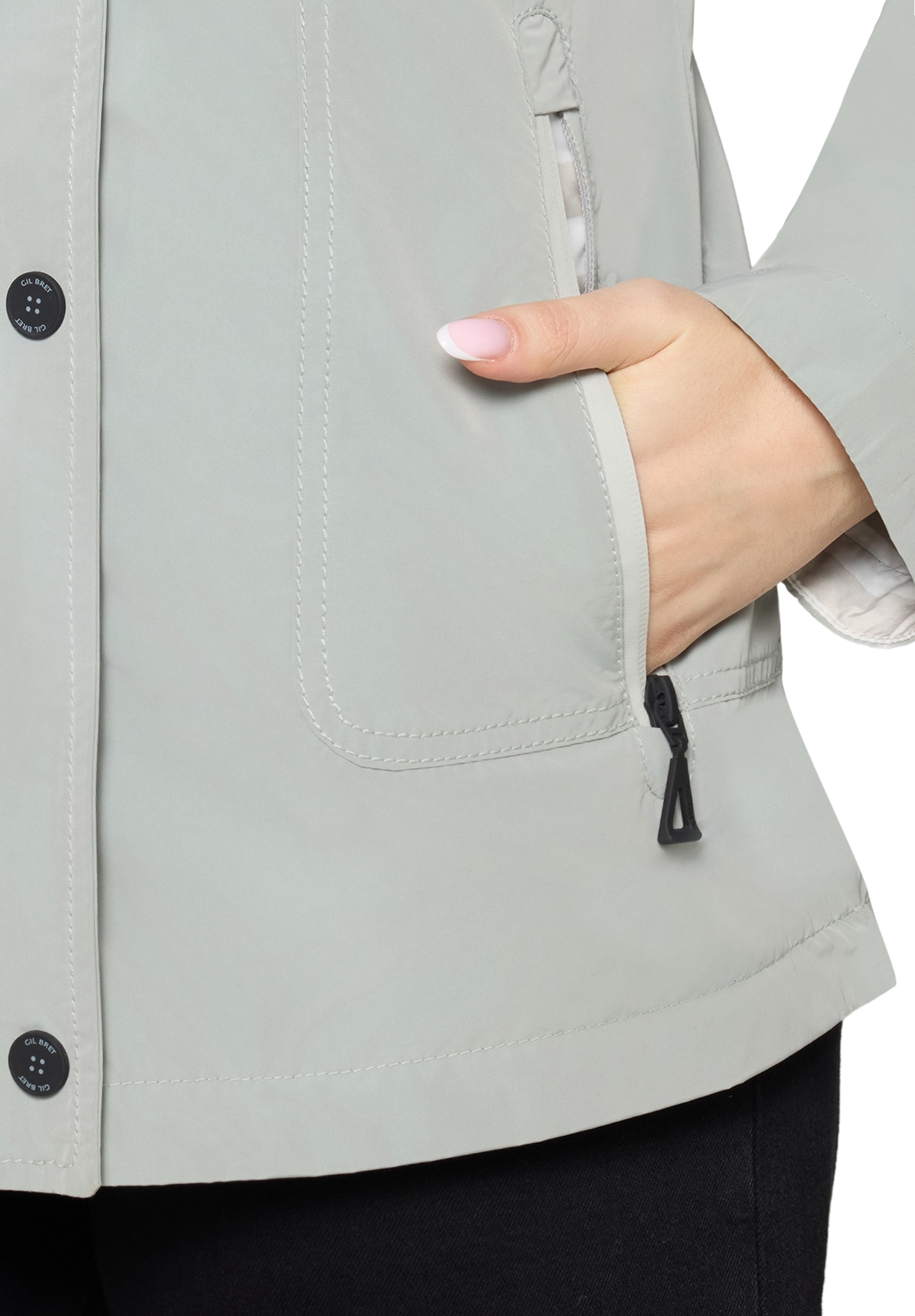 Gil Bret Sommerjacke »Sommerjacke mit abnehmbarer Kapuze«