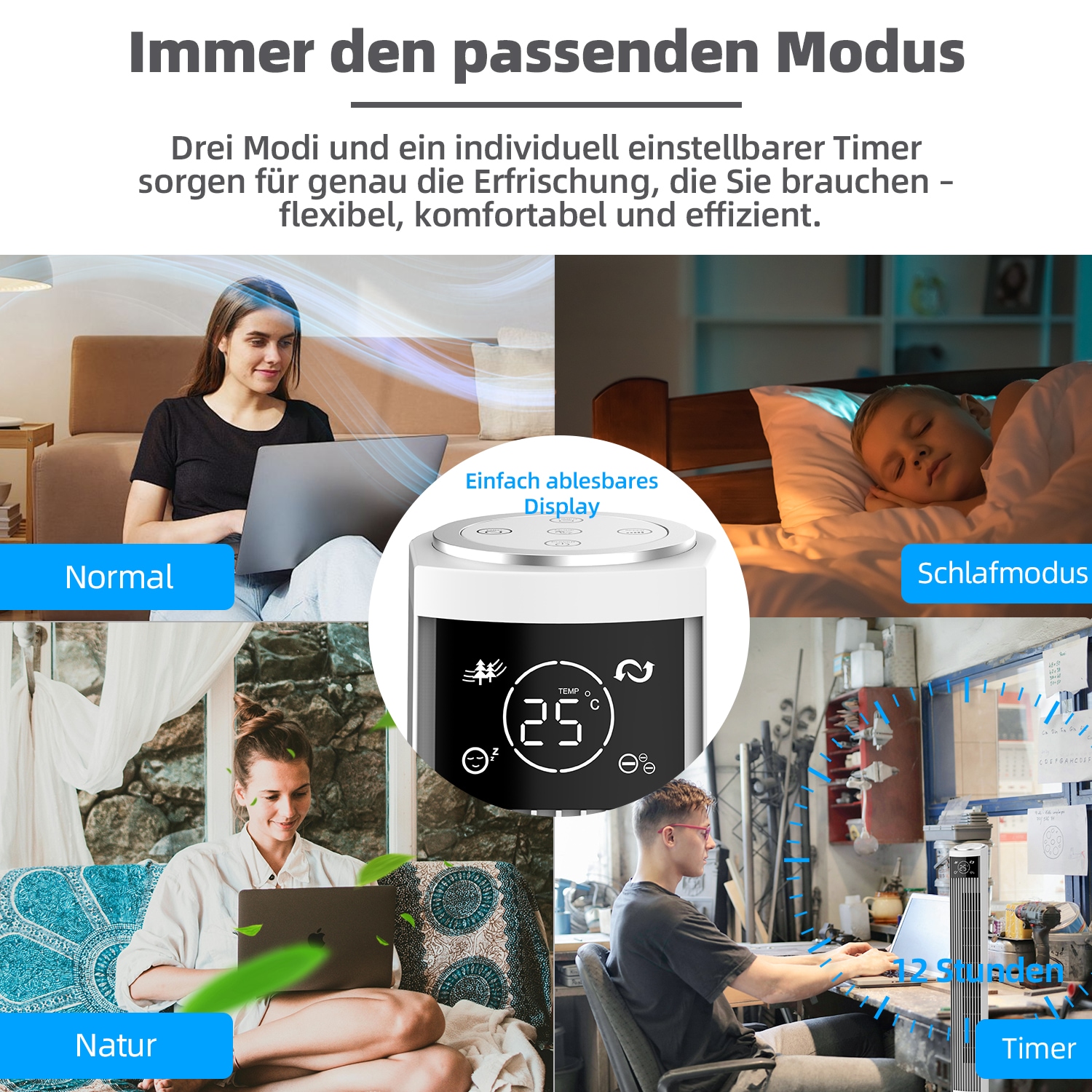 be cool Turmventilator »TURMVENTILATOR 121cm«