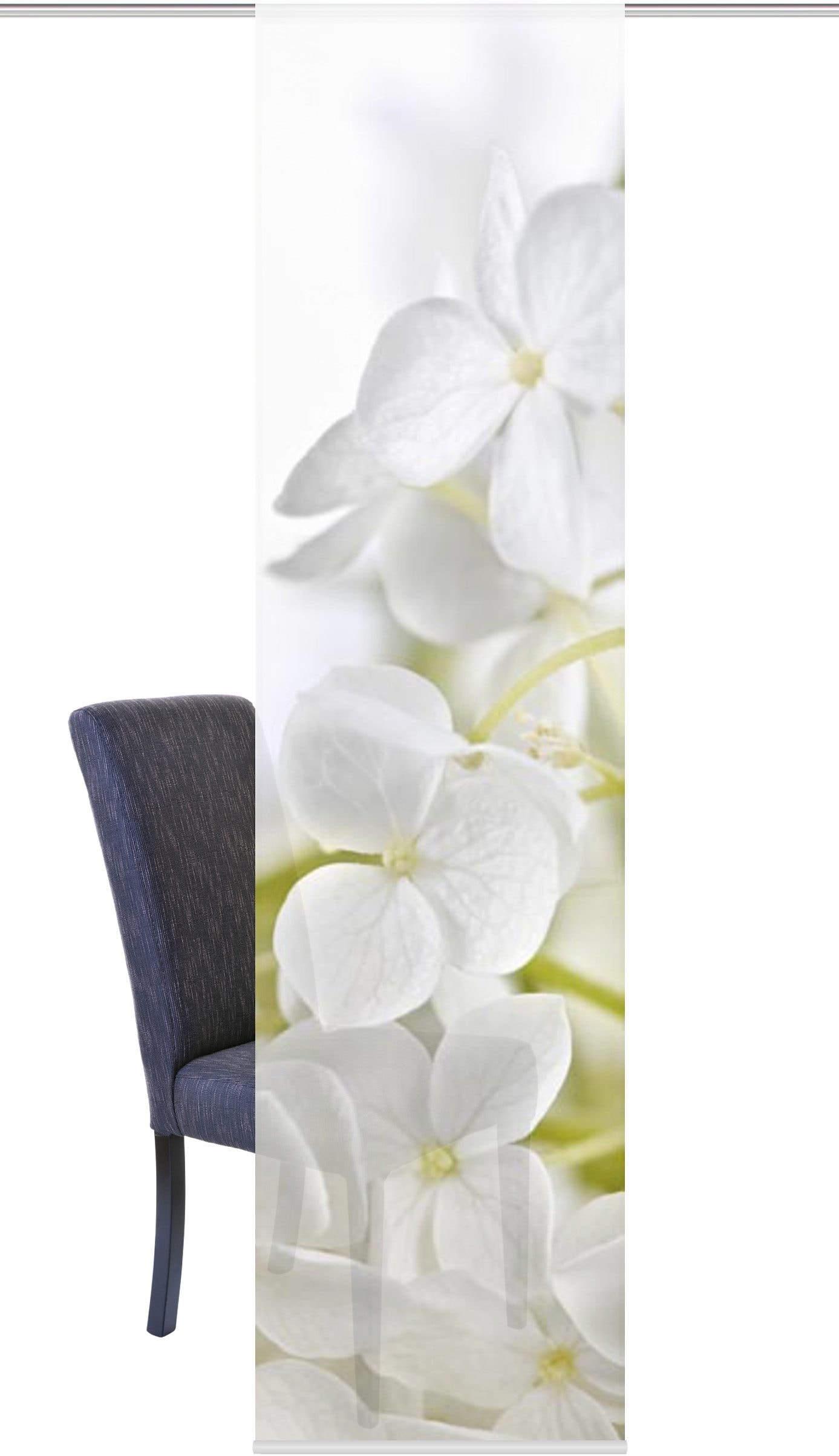 HOME WOHNIDEEN Schiebegardine »LYNTON« Klettband 1 Stk. tlg. HxB: 245x60, inkl. Befestigungszubehör