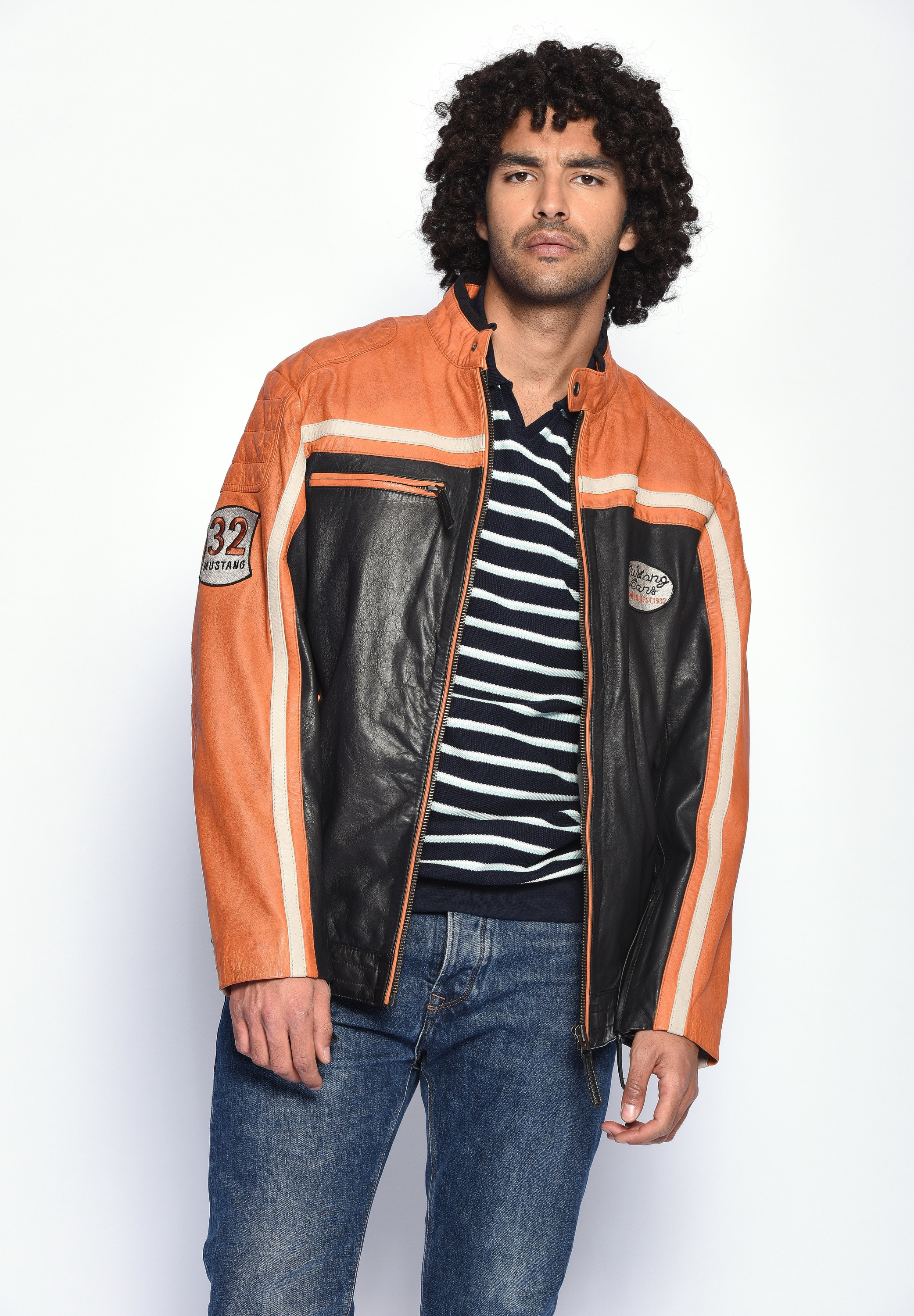 MUSTANG Lederjacke »Lederjacke Gunner«