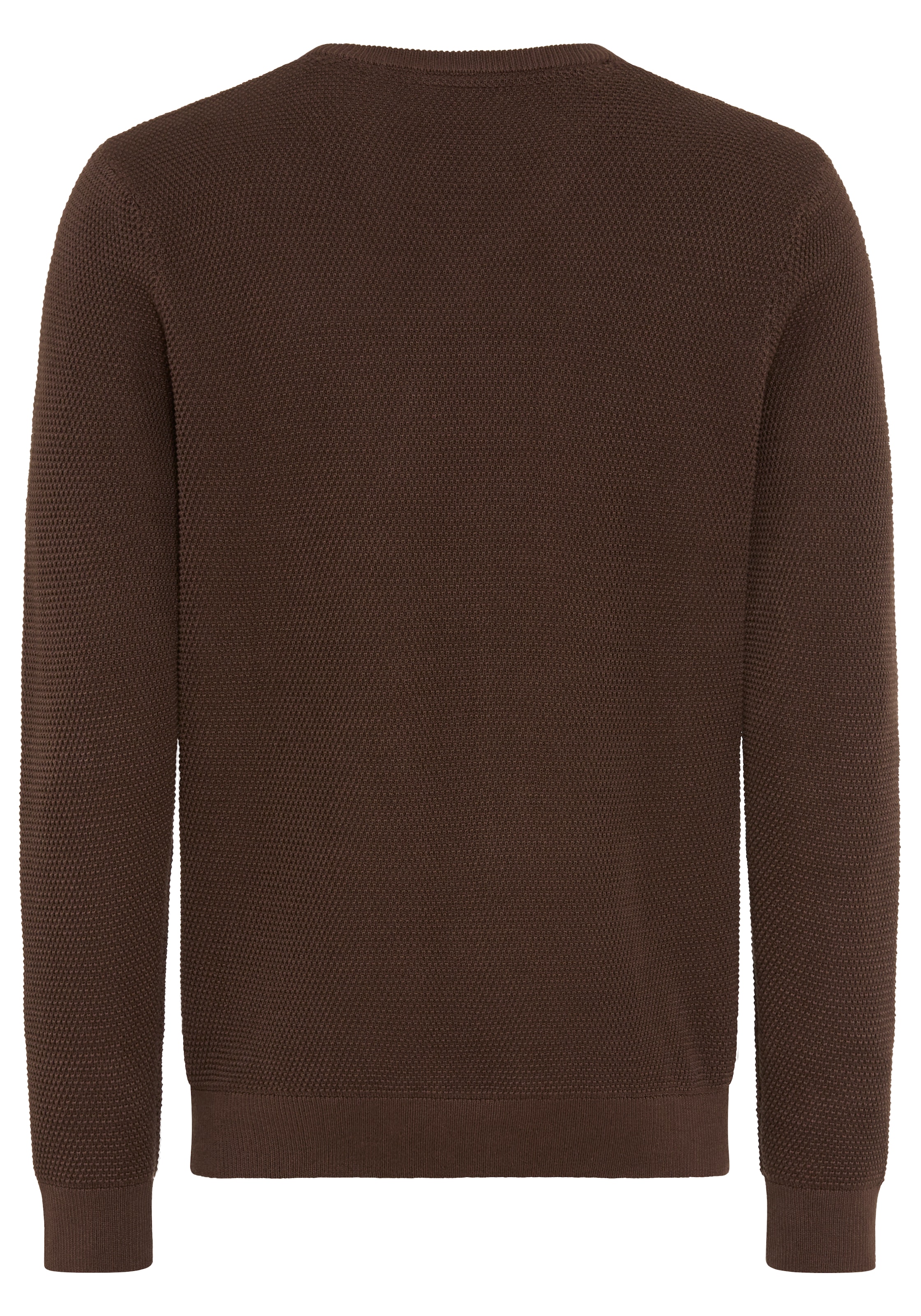 Man's World V-Ausschnitt-Pullover »Neue Kollektion! Highlight Strickstruktur« Strickmaterial, Rippbündchen am Ausschnitt, Regular Fit Passform