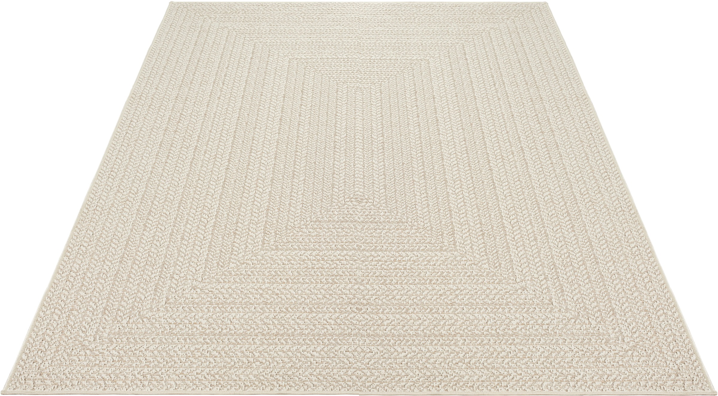 merinos Teppich »Kenzy 1« rechteckig 10 mm Höhe robuster In- und Outdoor Teppich im natürlichen Jute-Look, wetterfest