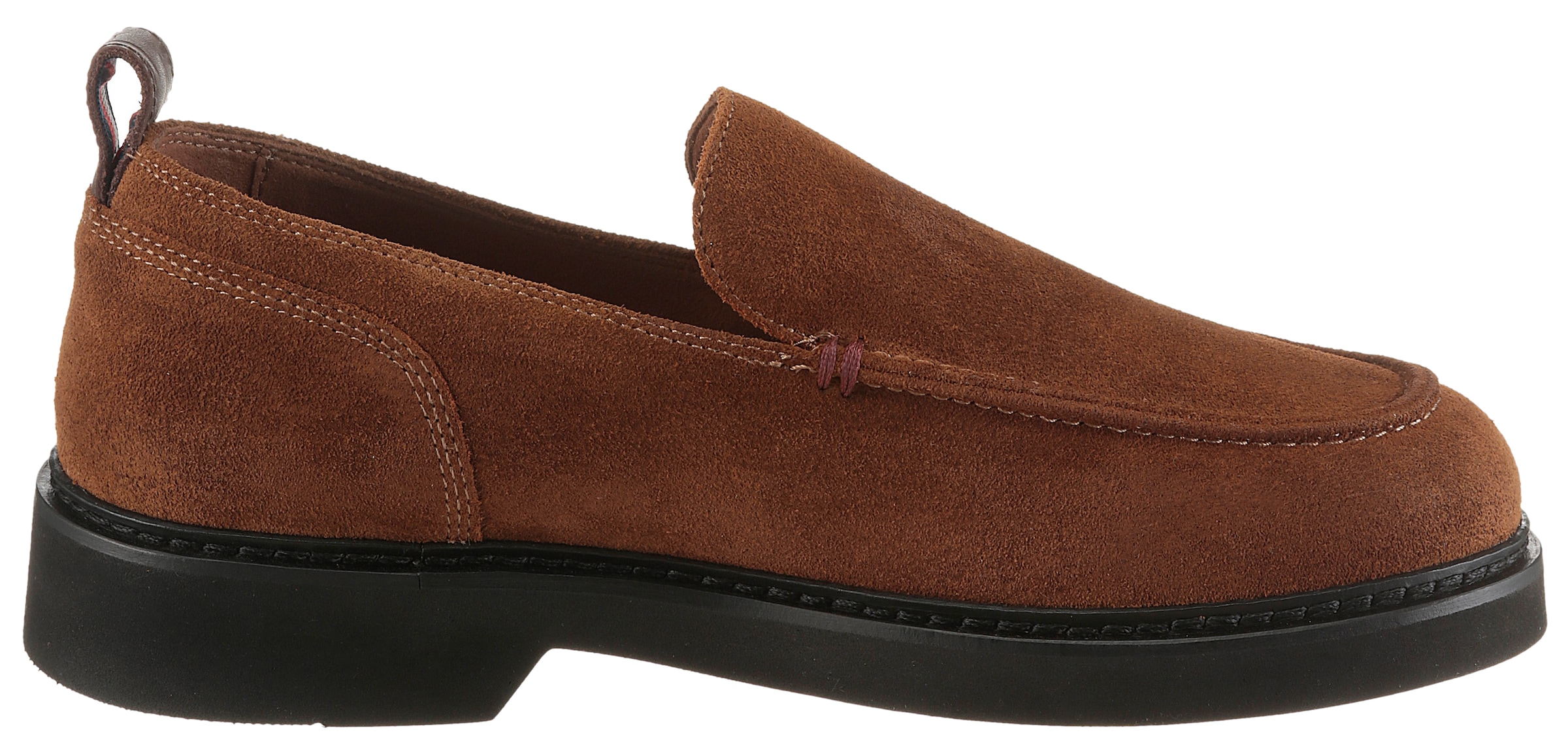 Tommy Hilfiger Loafer »HILFIGER ULTRA LIGHT SDE LOAFER«  , Blockabsatz, Slipper, Businessschuh in bequemer Form