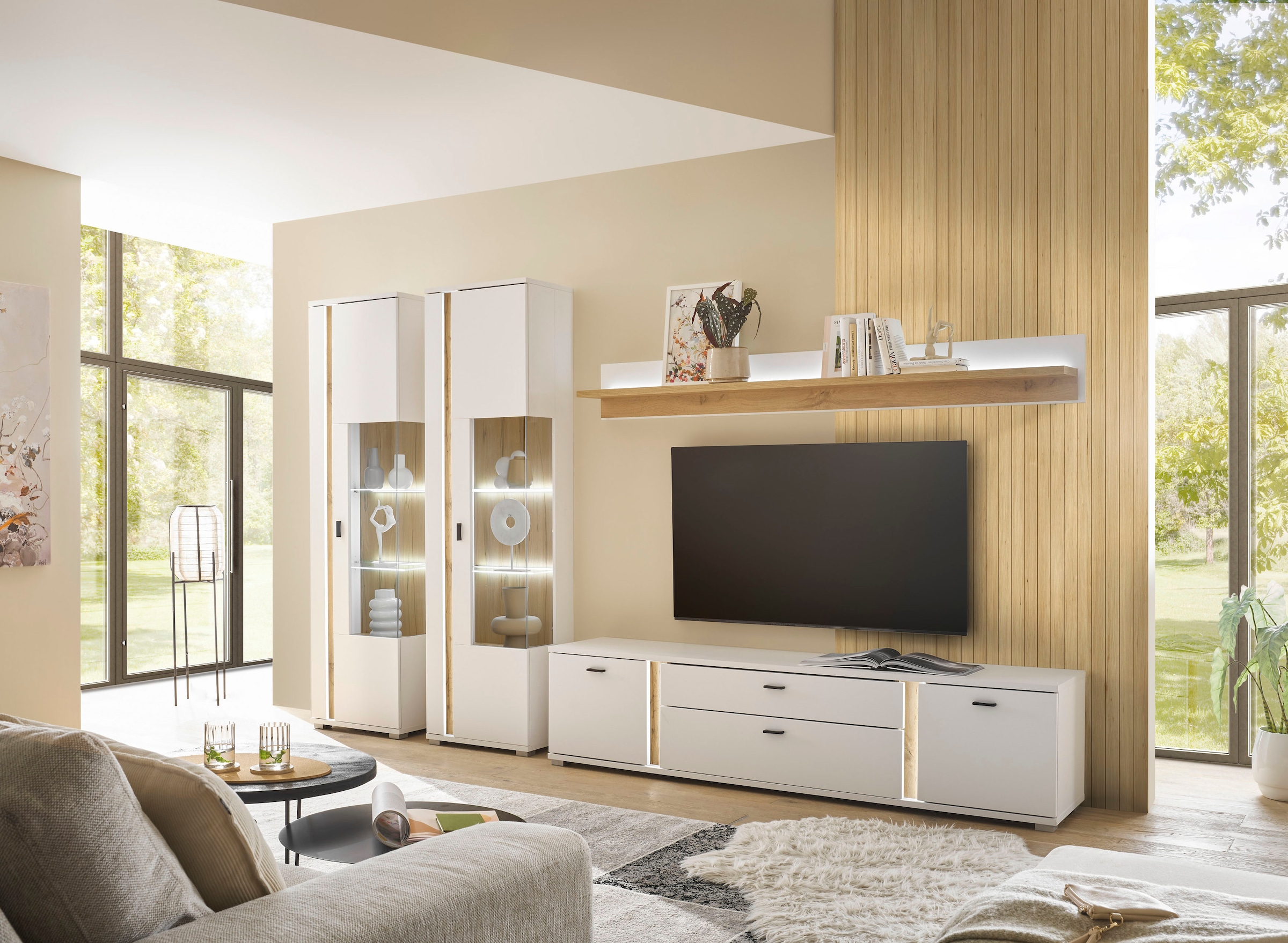 Home affaire Wohnwand »LONG ISLAND« Set, 4 Stk. tlg.