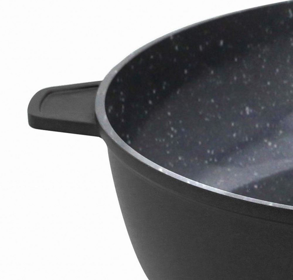 Elo Schmorpfanne »Siloncast Pfanne mit Gegengriff« Aluminiumguss 1 Stk. tlg. antihaftbeschichtet, hitzeisolierender Stiel, Gegengriff