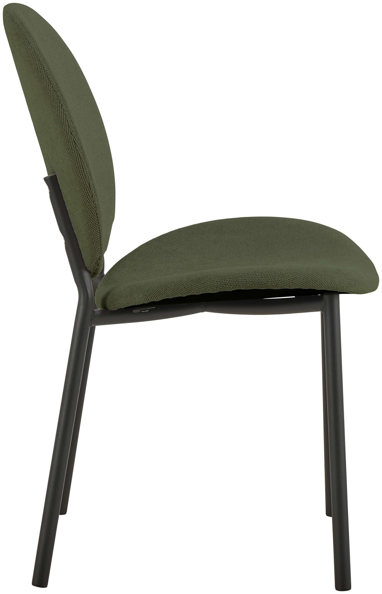 ACTONA GROUP Esszimmer-Set »Esspruppe, Speisetisch mit Wohnzimmerstühlen«, (Komplett-Set, 5 St., 1x Tisch + 4x Stuhle), Rechteckig Esstisch + 4x Stühle, Wildeiche, waldgrün, 120x80x75 cm