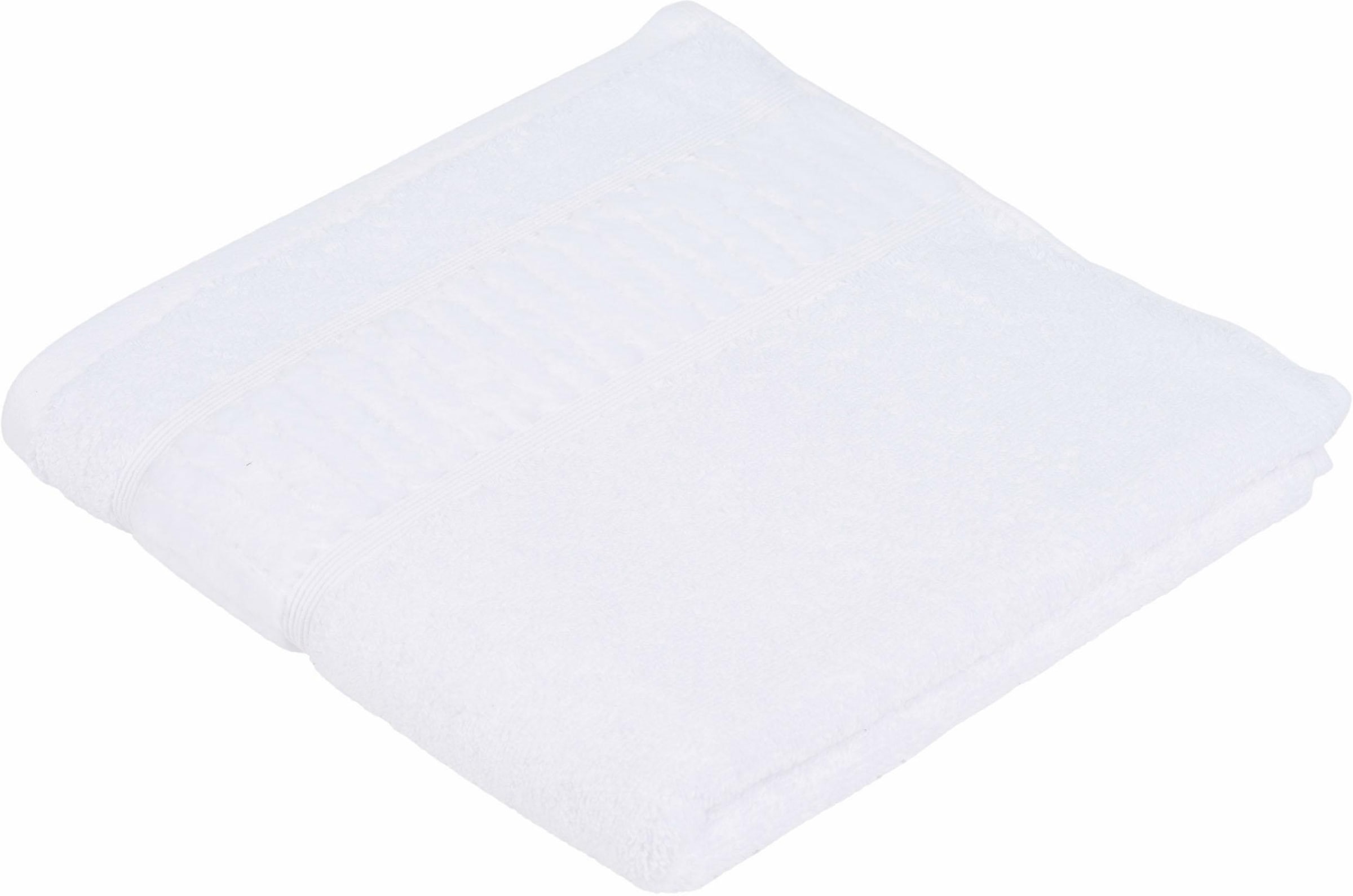 Gözze Handtücher "BIO Frottier", weiß, B/L: 50cmx100cm, 2 Stk., Walkfrottier