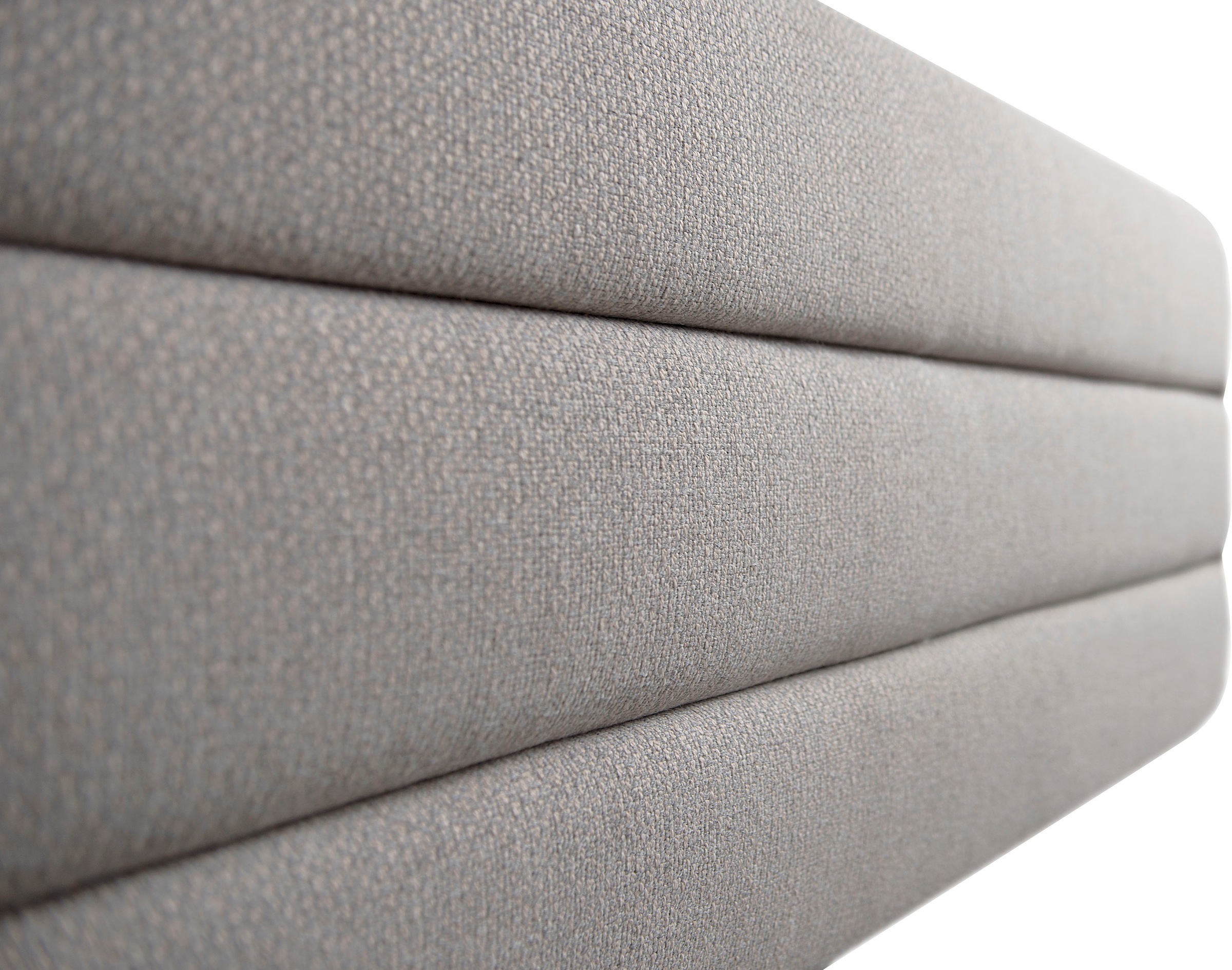 OTTO products Polsterbett »Merrit«, Quernaht im Kopf- und Fußteil, in 5 Breiten, auch in 220 cm Länge