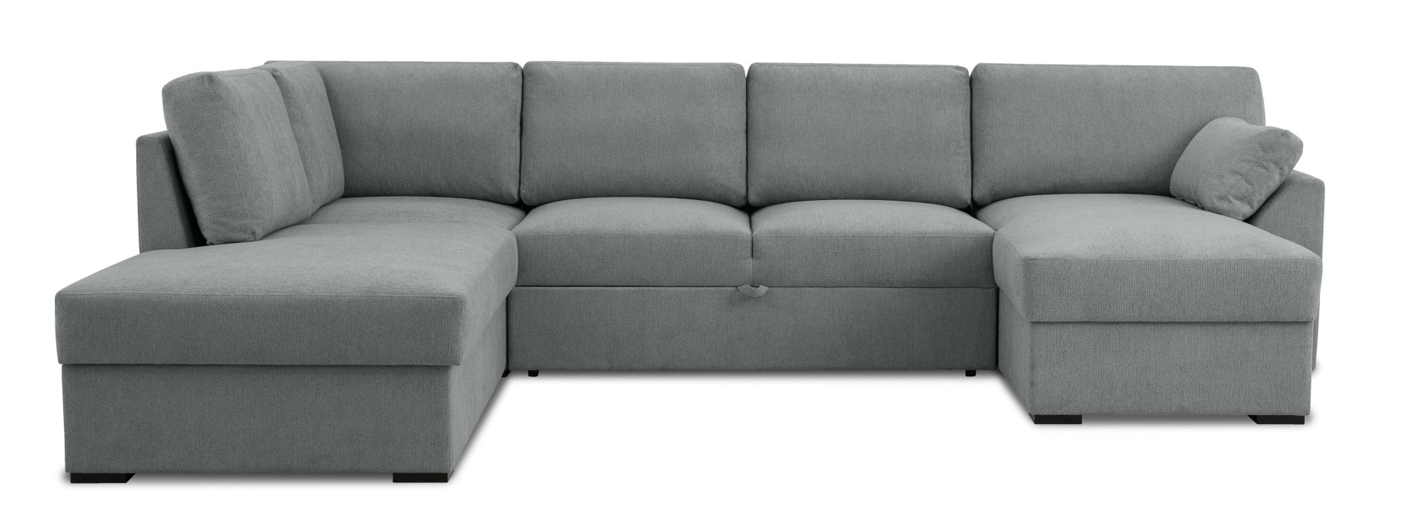 Home affaire Wohnlandschaft »Citry«, Breite 309 cm, Chenille, Bettfunktion, Bettkasten, U-Form