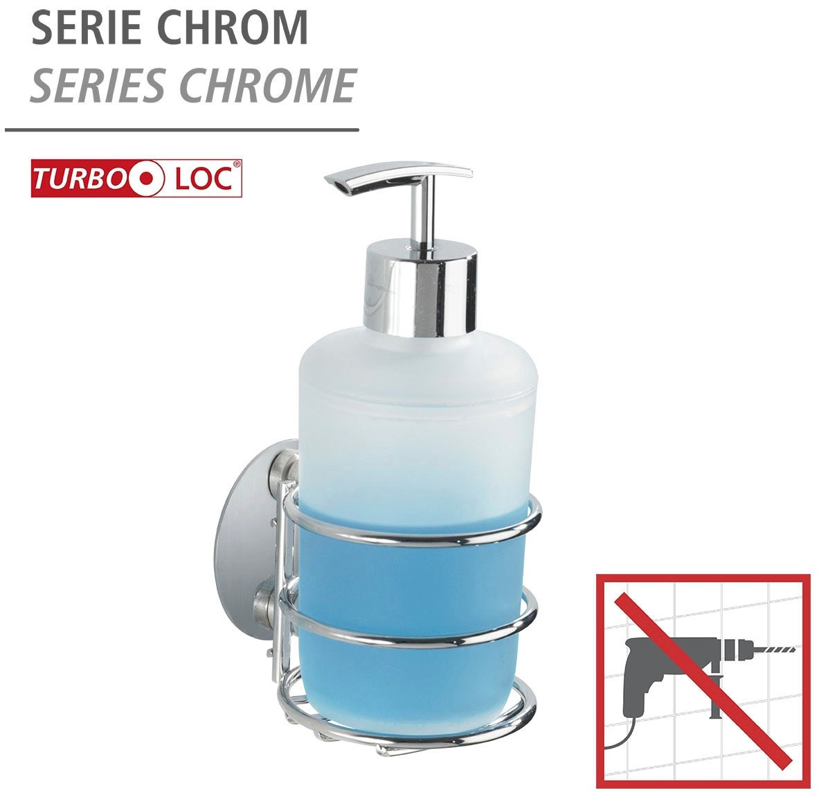 WENKO Seifenspender »Turbo-Loc®«, (1 tlg.), 285 ml