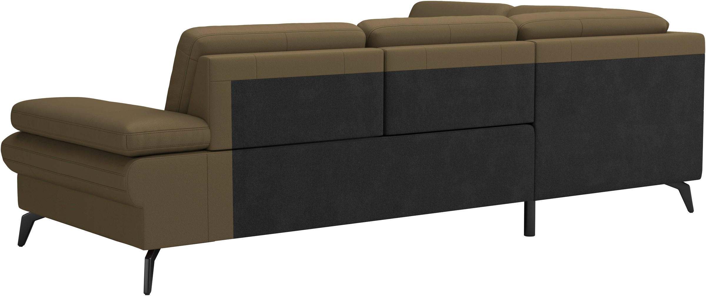 sit&more Ecksofa »Morris L-Form, inkl. Sitztiefenverstellung«, wahlweise mit Armteilverstellung, Bettfunktion & Bettkasten