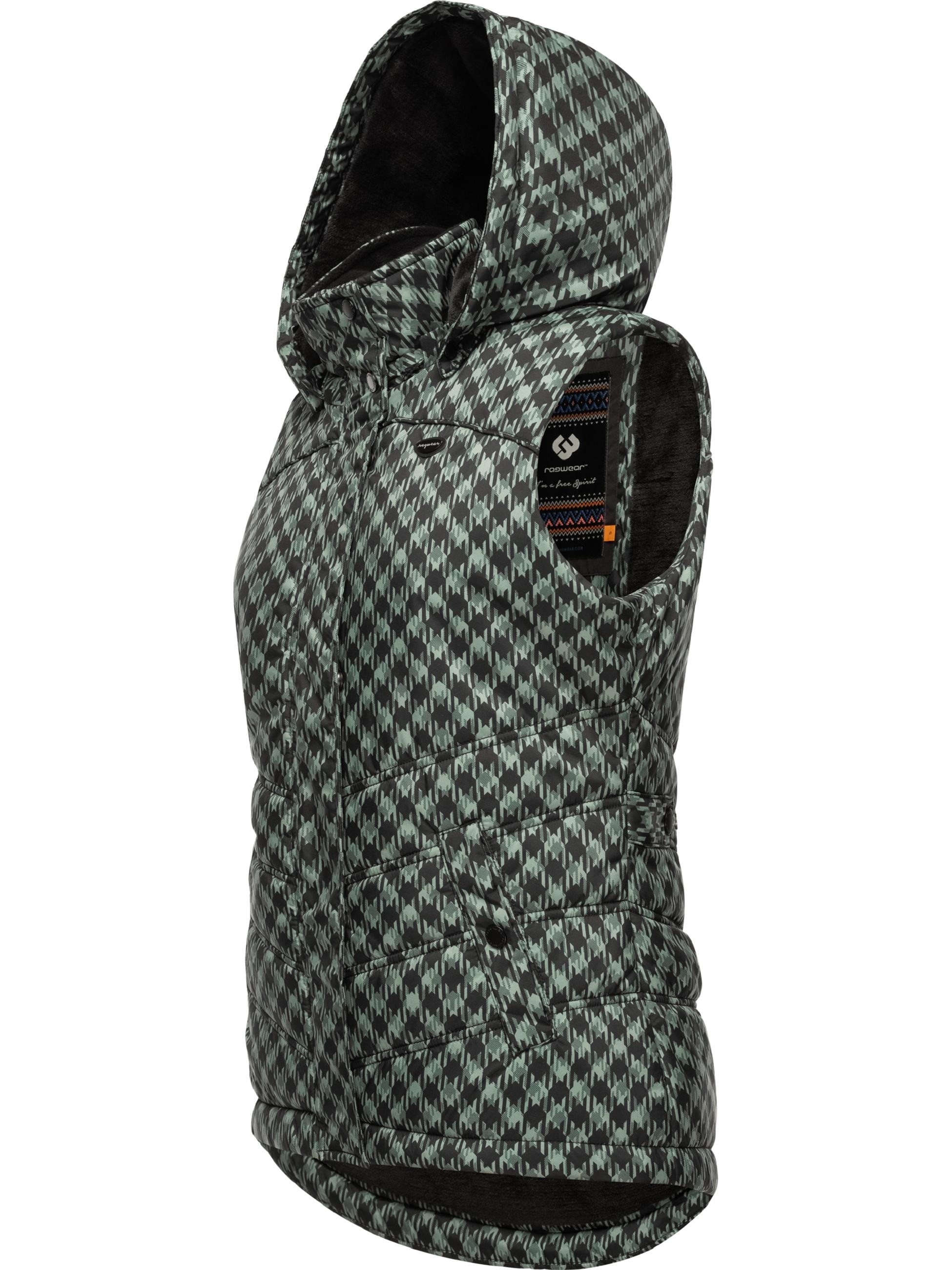 Ragwear Steppweste »Steppweste Hesty Print«
